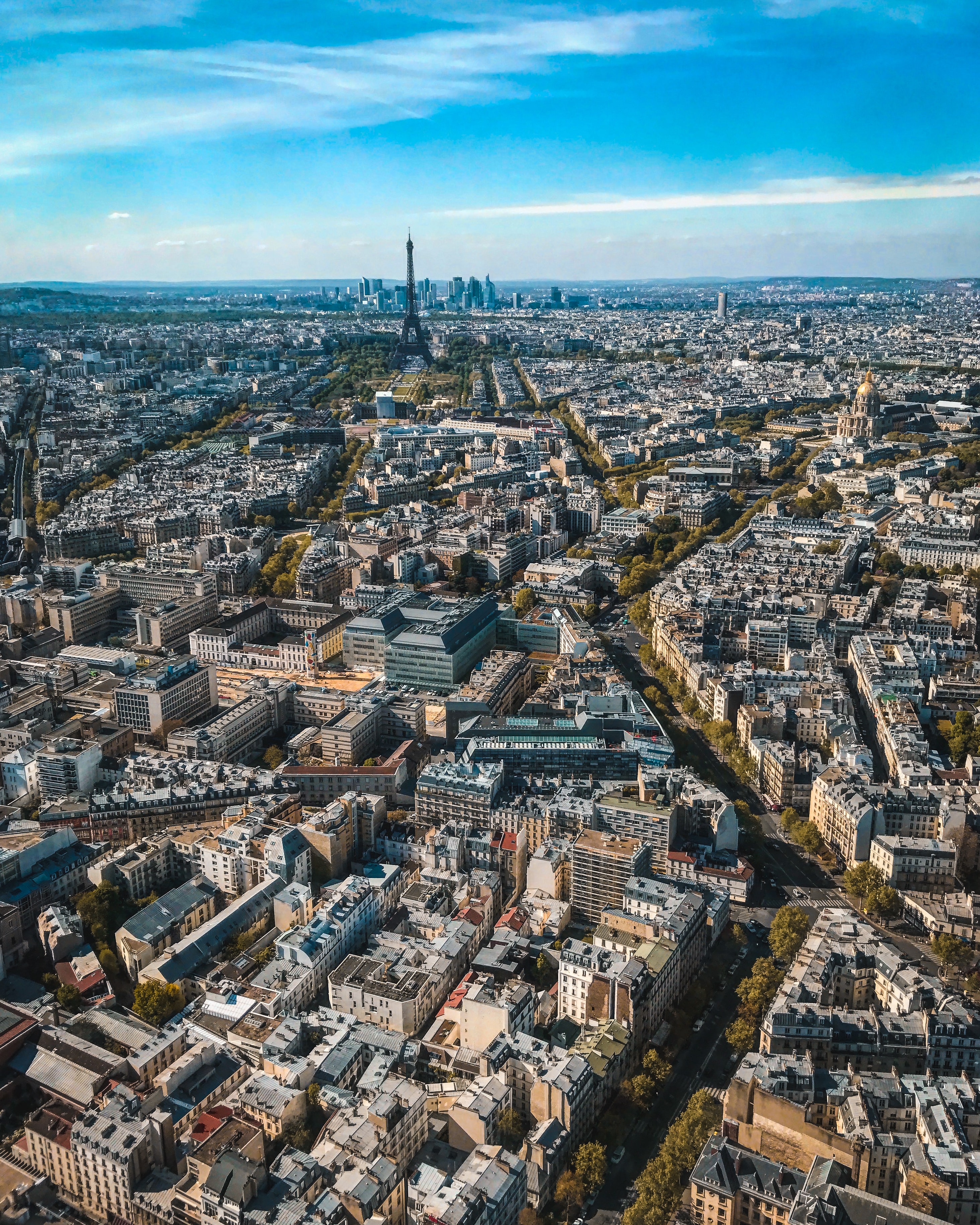 france, paris, architecture, cities, city, building, view from above