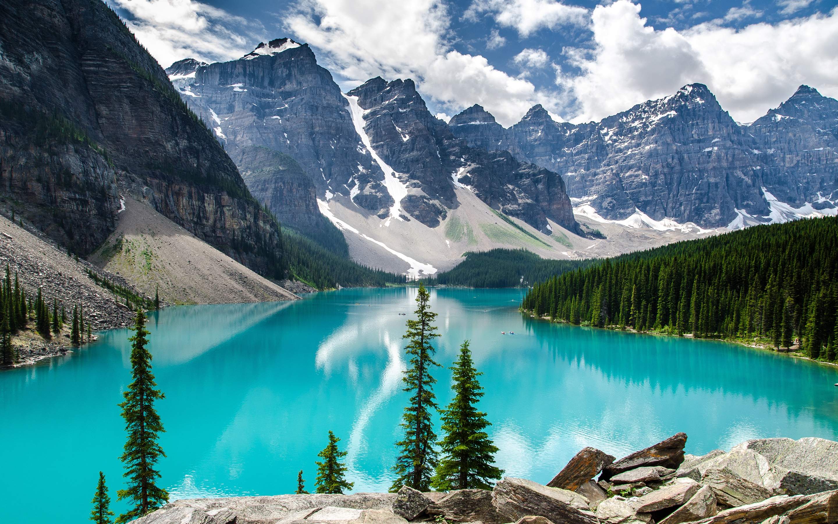 moraine lake, landscape, banff national park, tree, earth, lake, cloud, forest, mountain, scenic, sky, lakes lock screen backgrounds