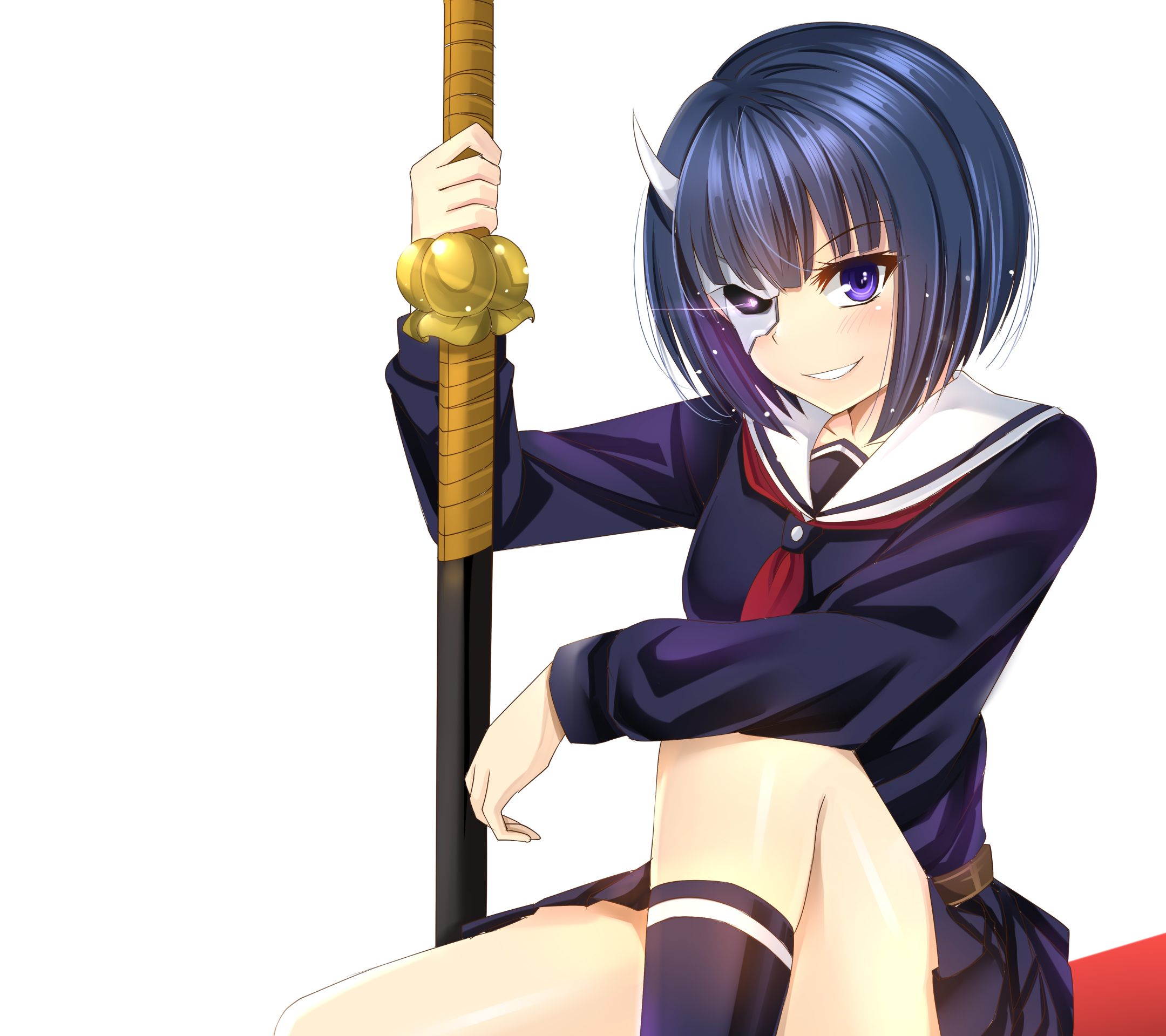 Anime, Busou Shoujo Machiavellianism, Armed Girl's Machiavellism, Kirukiru  Amou, HD wallpaper | Peakpx