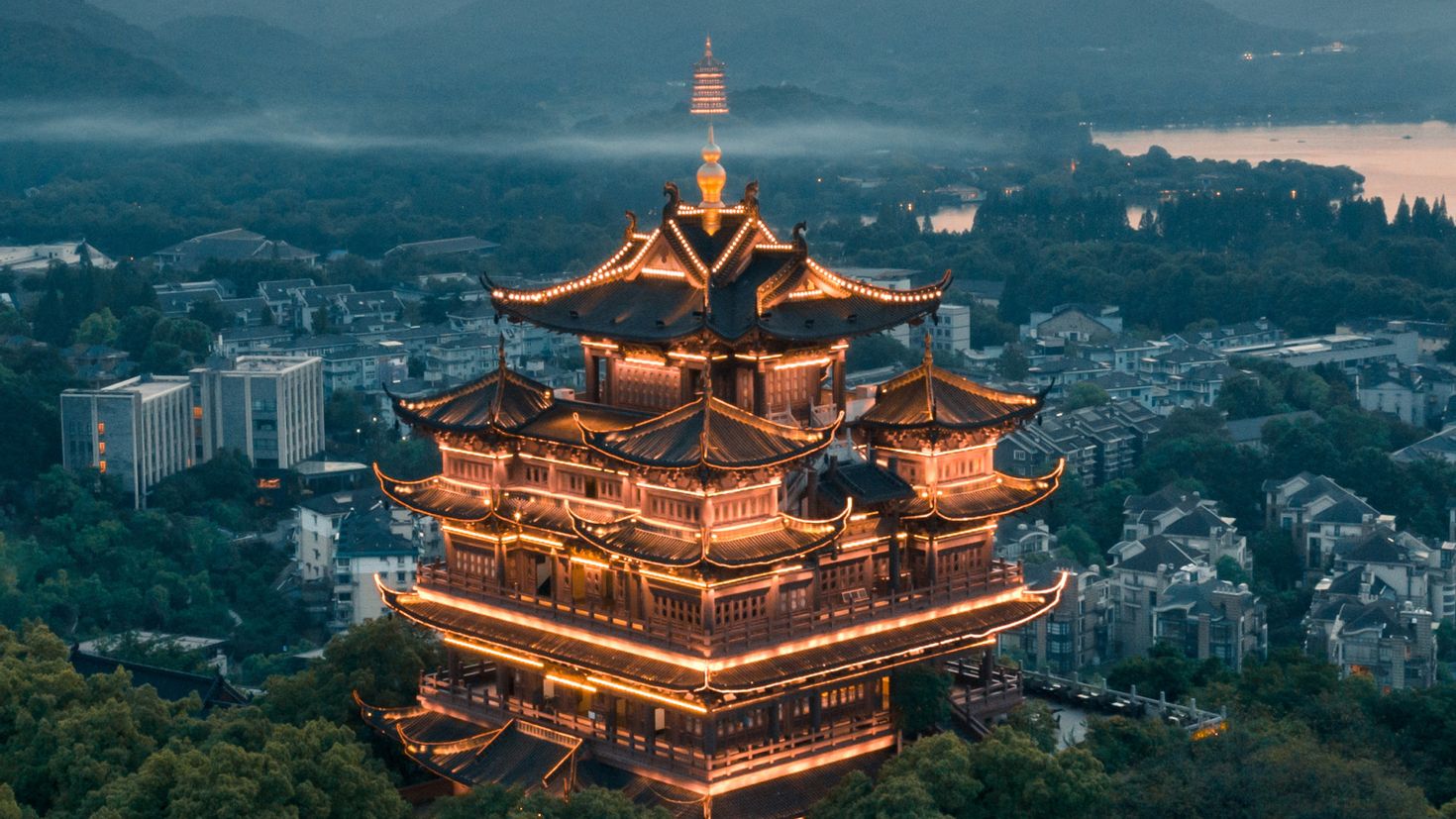 храм пагода в китае