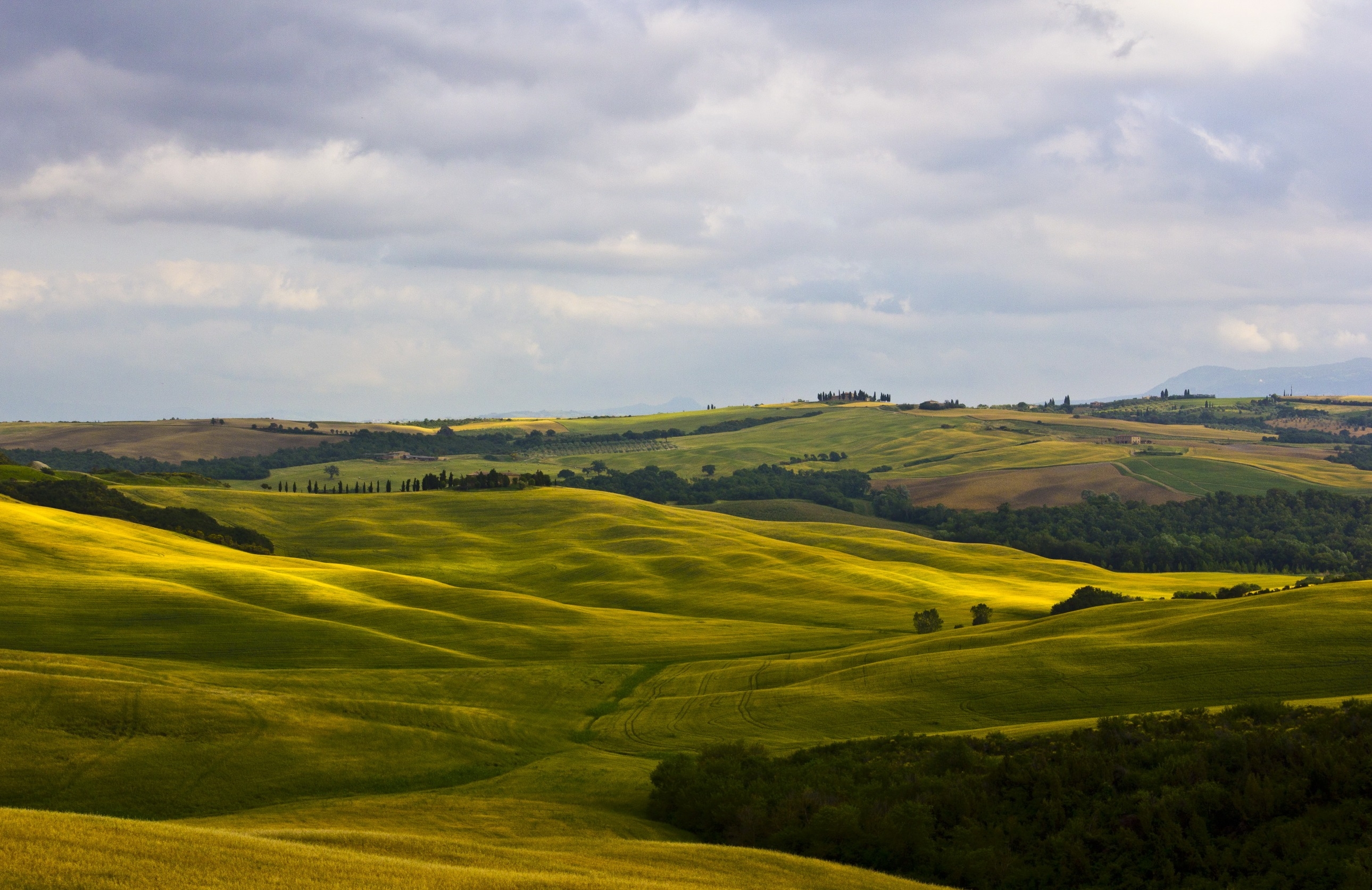 Free download wallpaper Nature, Montalcino, Tuscany, Italy, Fields on your PC desktop