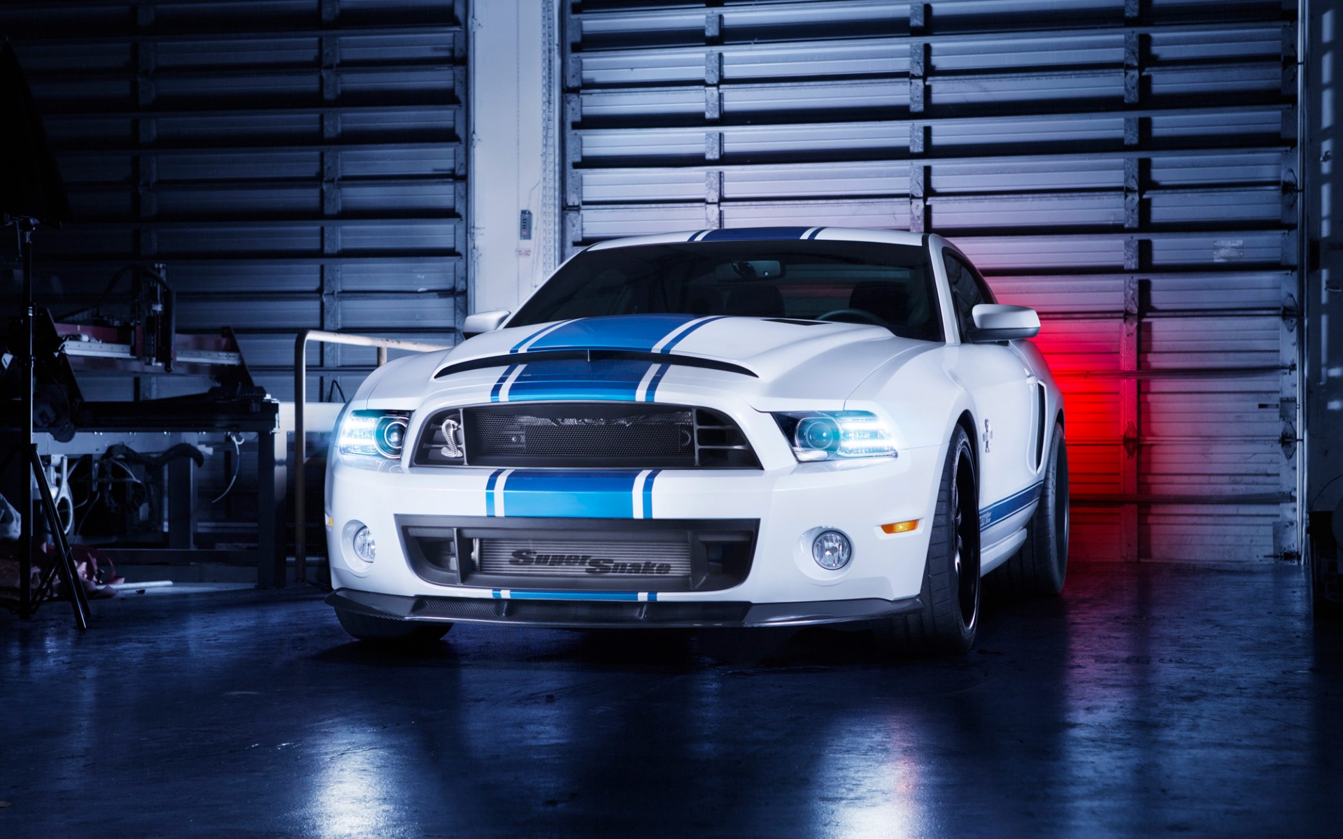 Ford Mustang Shelby gt500 White
