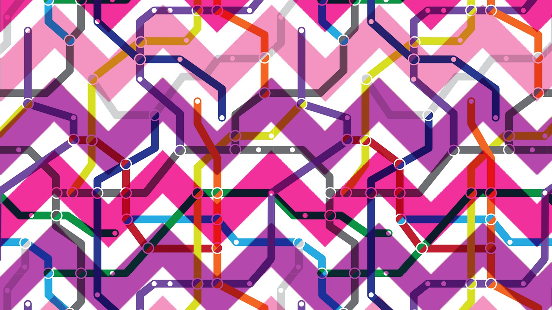 abstract, shapes, colorful, geometry, zigzag