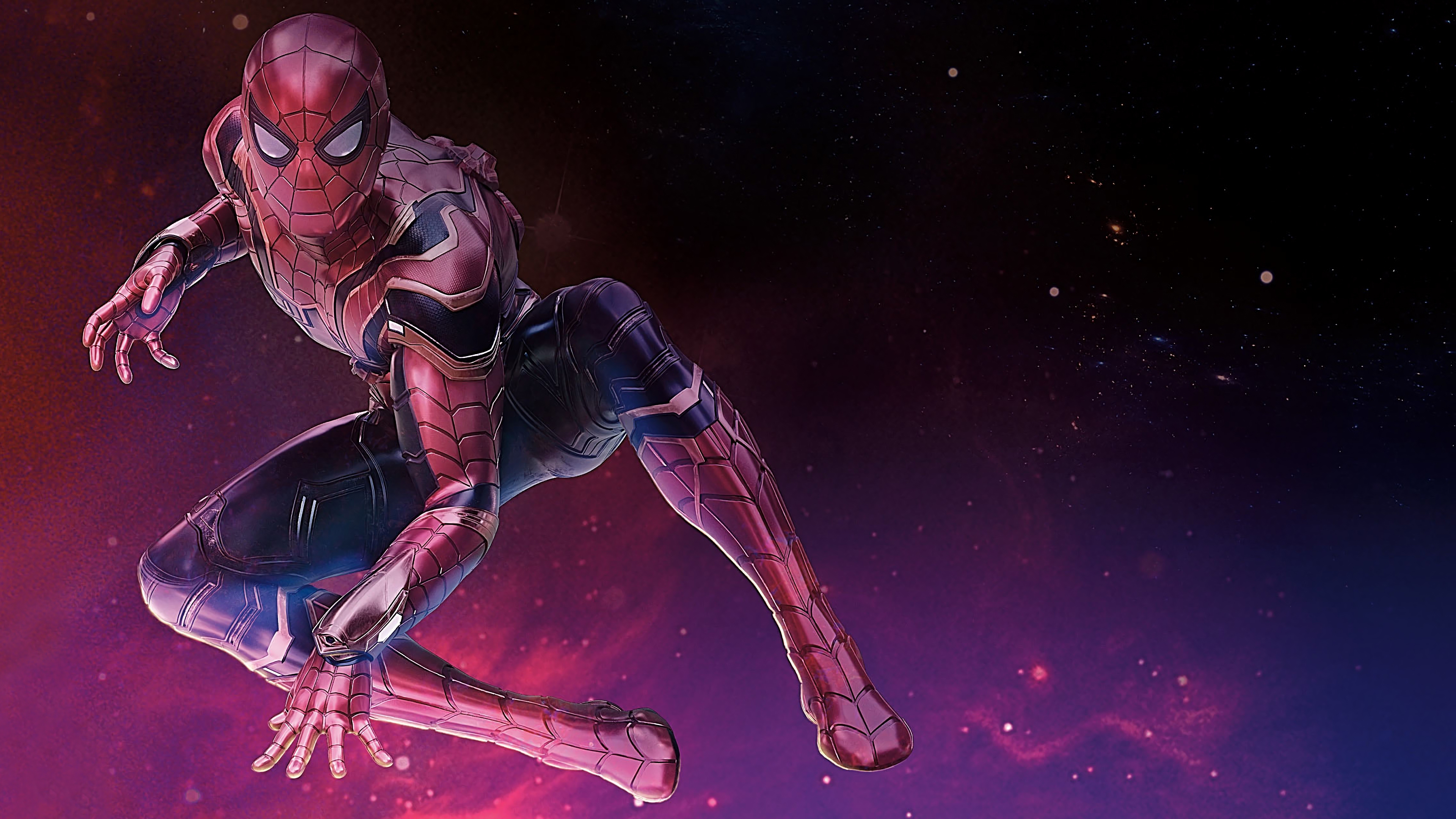 Horizontal Wallpaper spider man, avengers: infinity war, the avengers, movie, peter parker