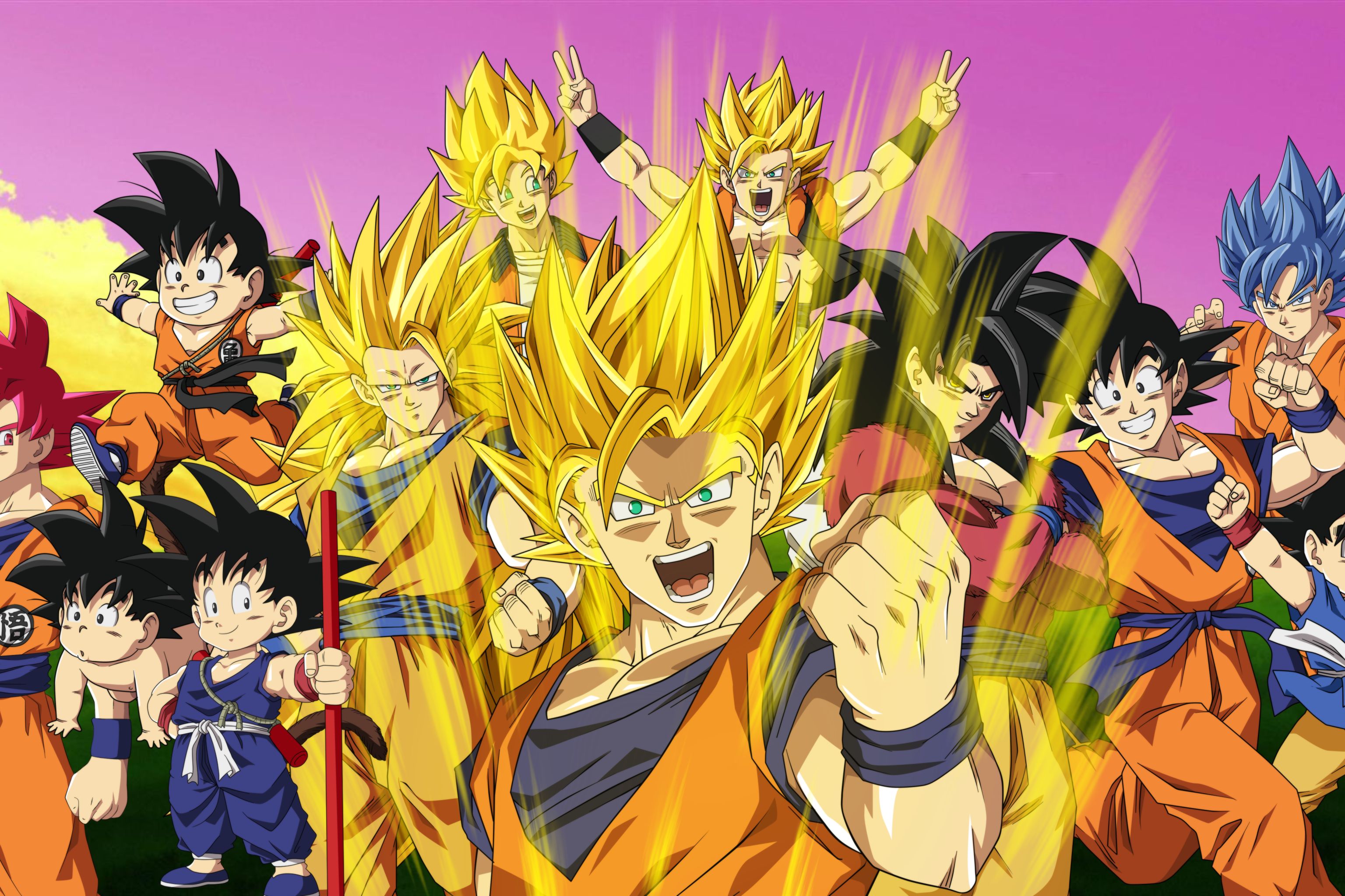 Best For Saiyan Action Hereos HD Wallpaper (All fans will find Goku,  Vegeta, Saiyan, Dragon, and other Ki masters) by MOBILIUJU APLIKACIJU  SPRENDIMAI MB