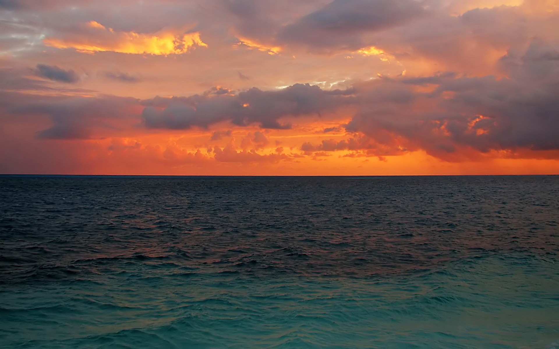 Download mobile wallpaper Landscape, Sea, Sunset for free.