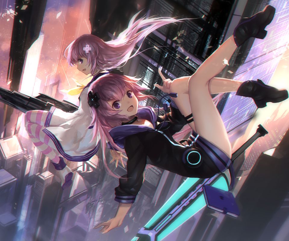 Video Game Hyperdimension Neptunia HD Wallpaper by Kazenokaze