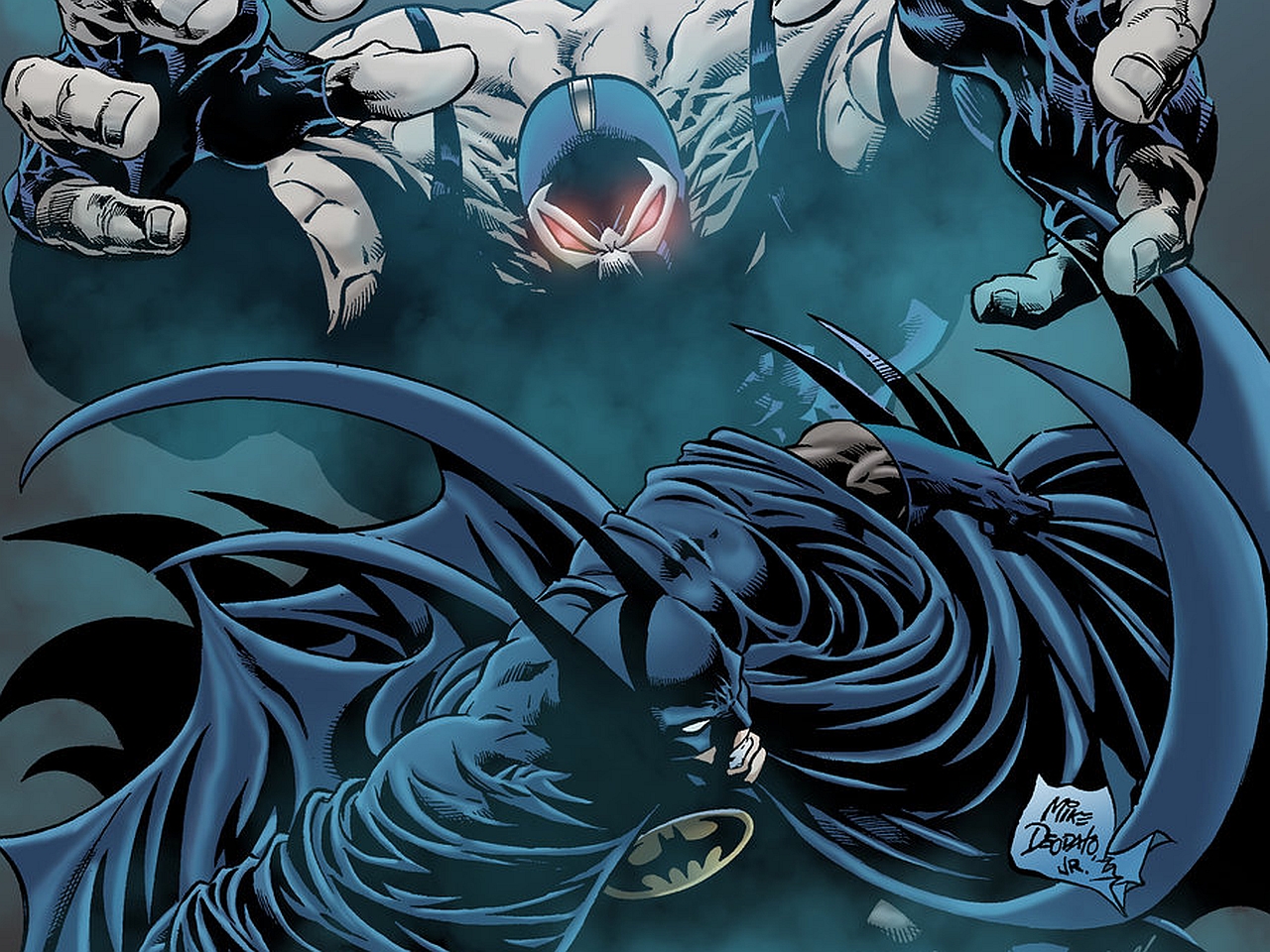wallpapers comics, batman, bane (dc comics)