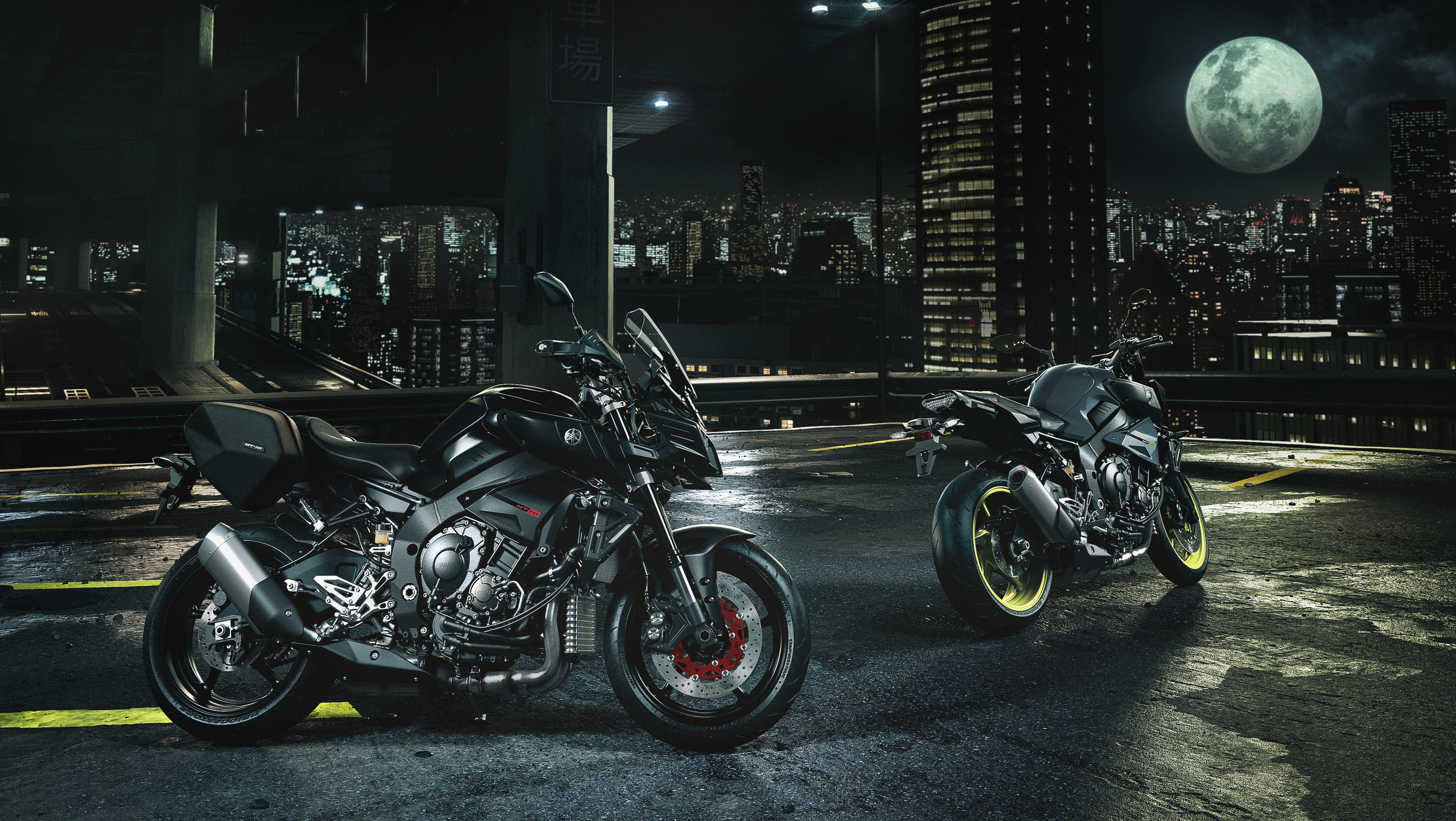 Обои на стол мотоциклы. Yamaha MT 10. Black Yamaha mt10. Yamaha MT 10 2022. Мотоцикл Yamaha MT 09 В ночи.
