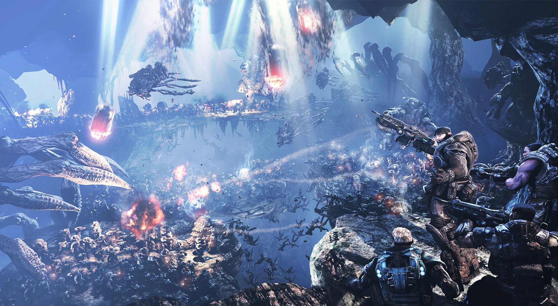HD wallpaper gears of war, video game, gears of war 2