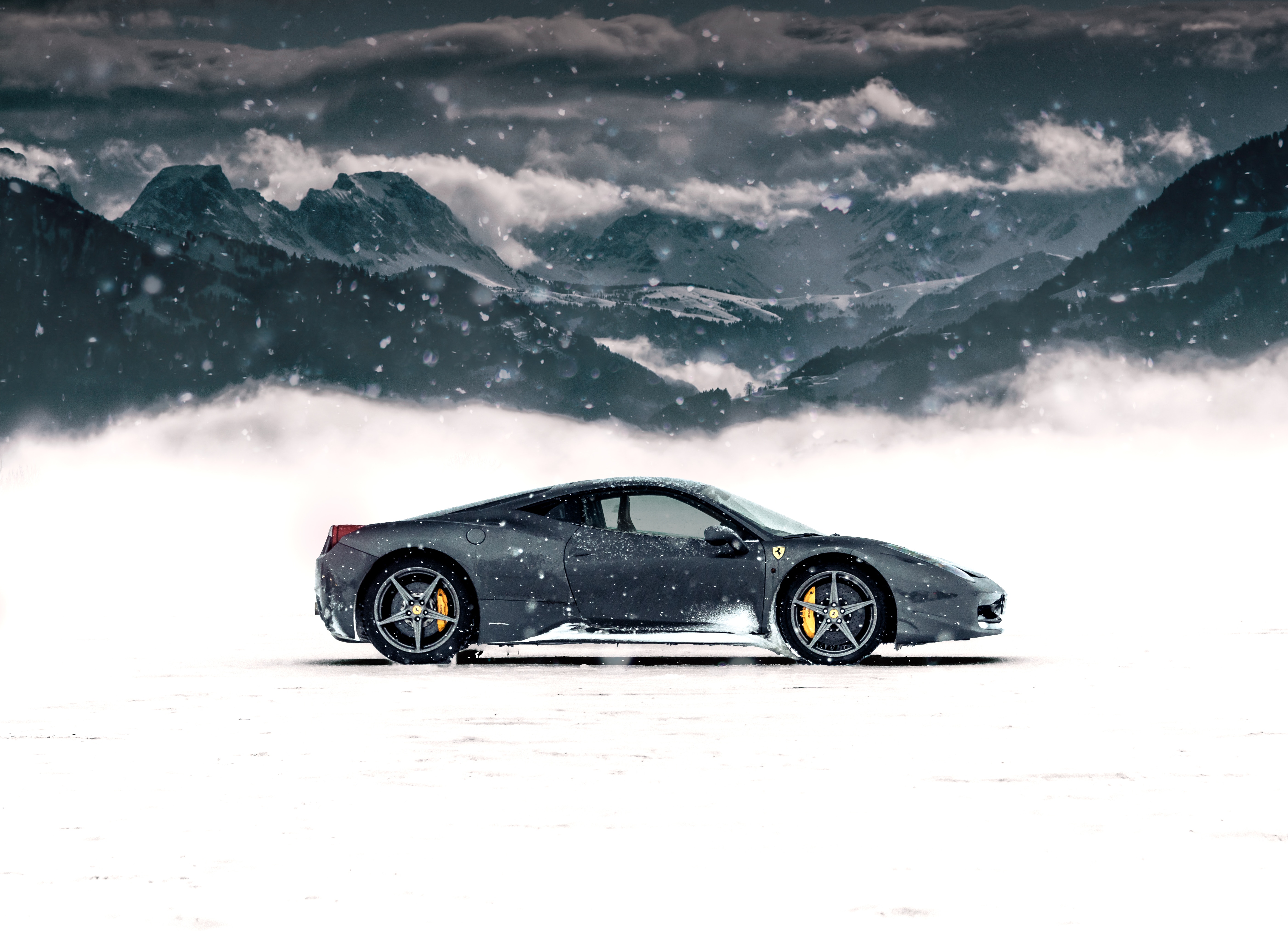 8k Ferrari Background