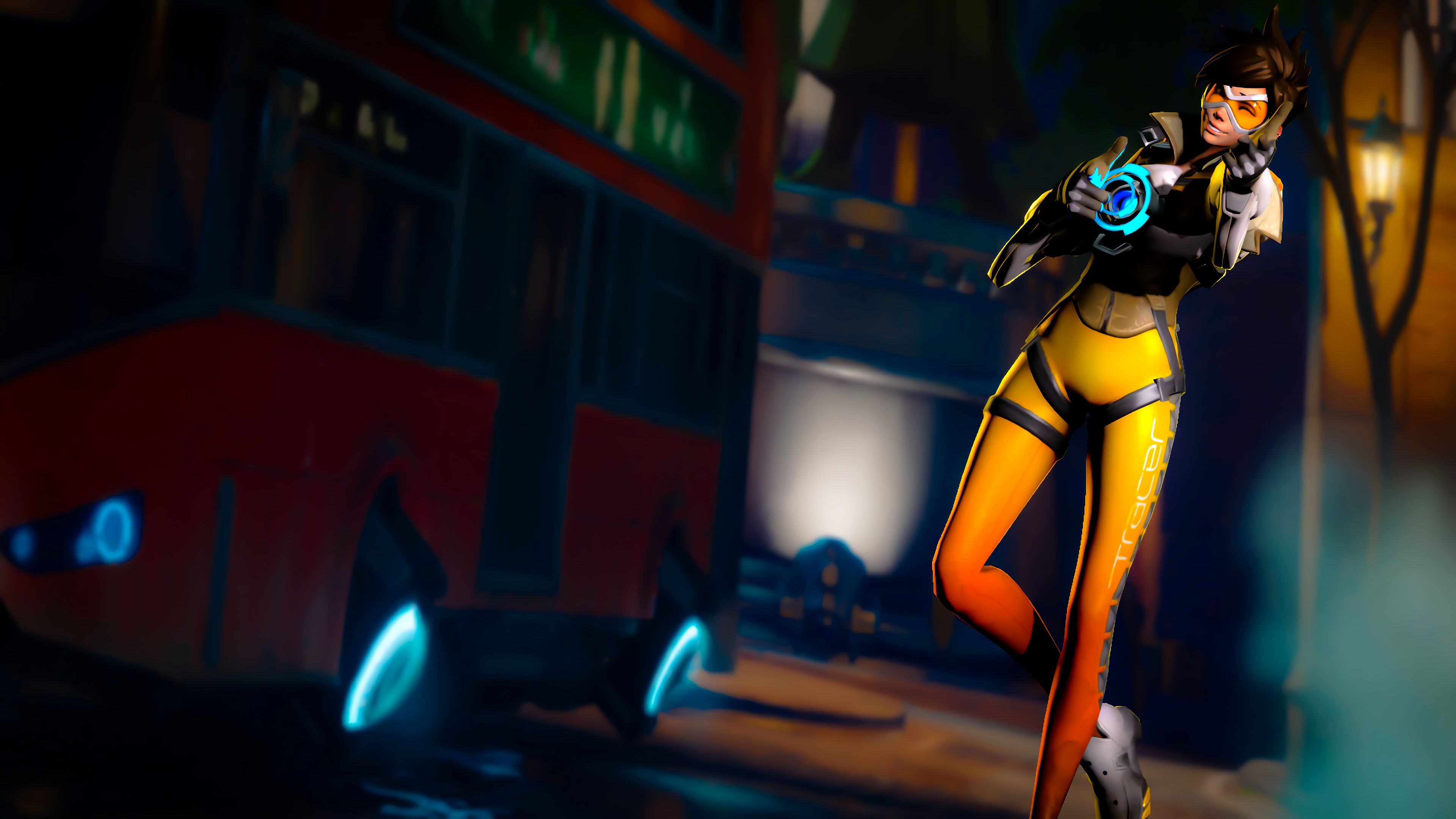 Tracer Overwatch Art 4K Wallpapers, HD Wallpapers