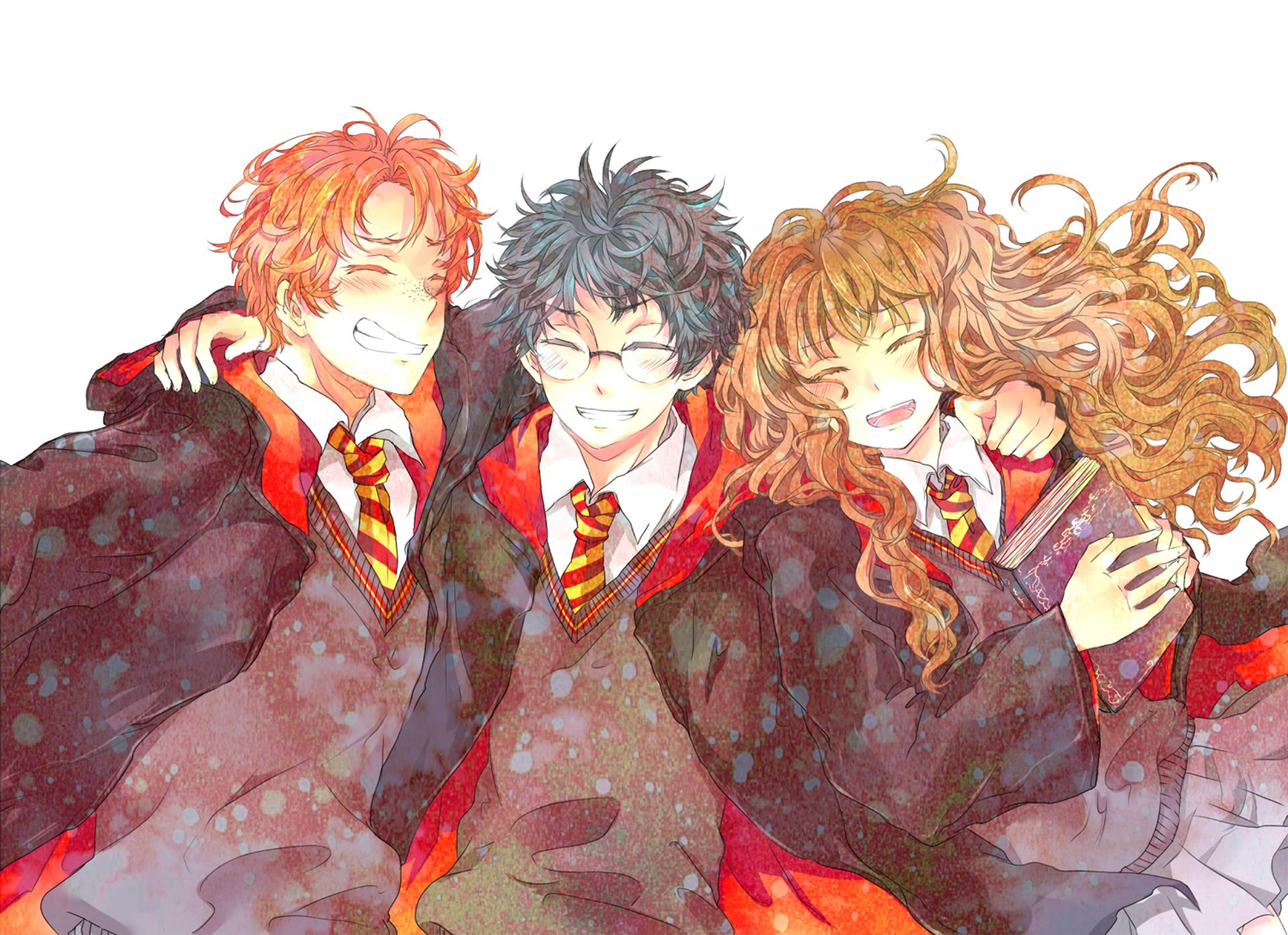 harry potter, movie, hermione granger, ron weasley