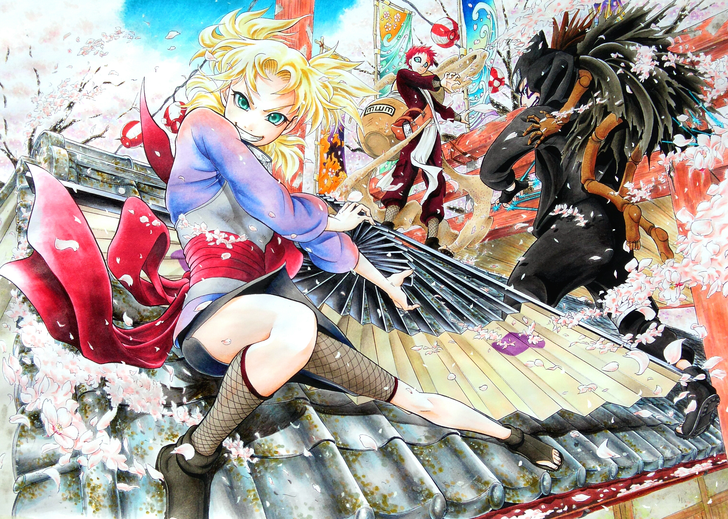 gaara (naruto), anime, naruto, kankurō (naruto), temari (naruto) HD wallpaper
