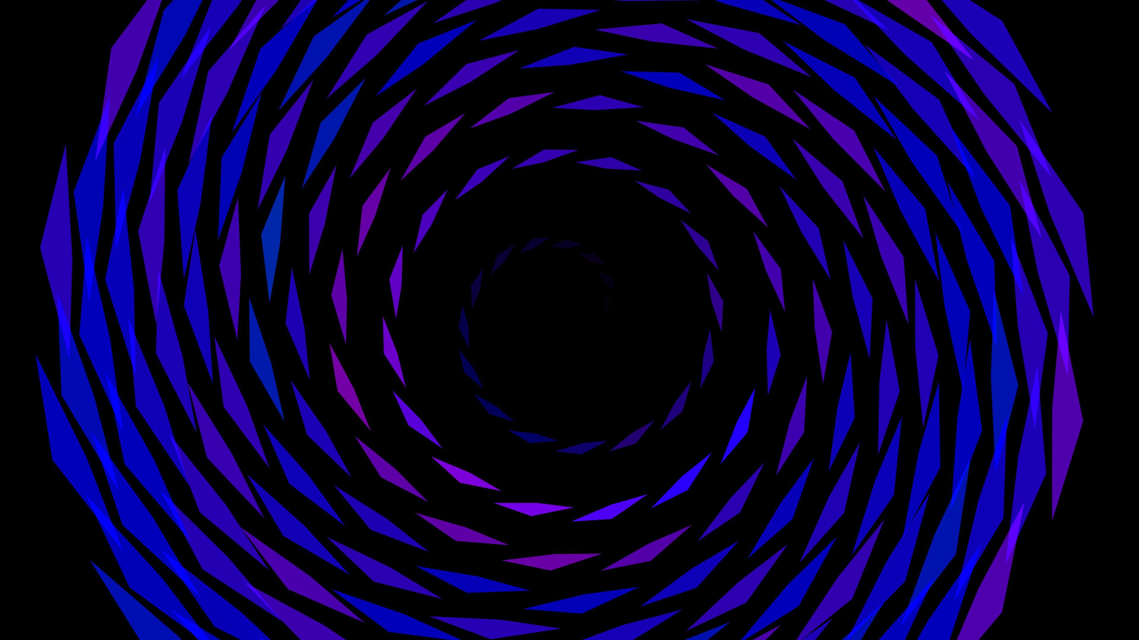 black, spiral, abstract, twisting, torsion, fragments wallpaper for mobile