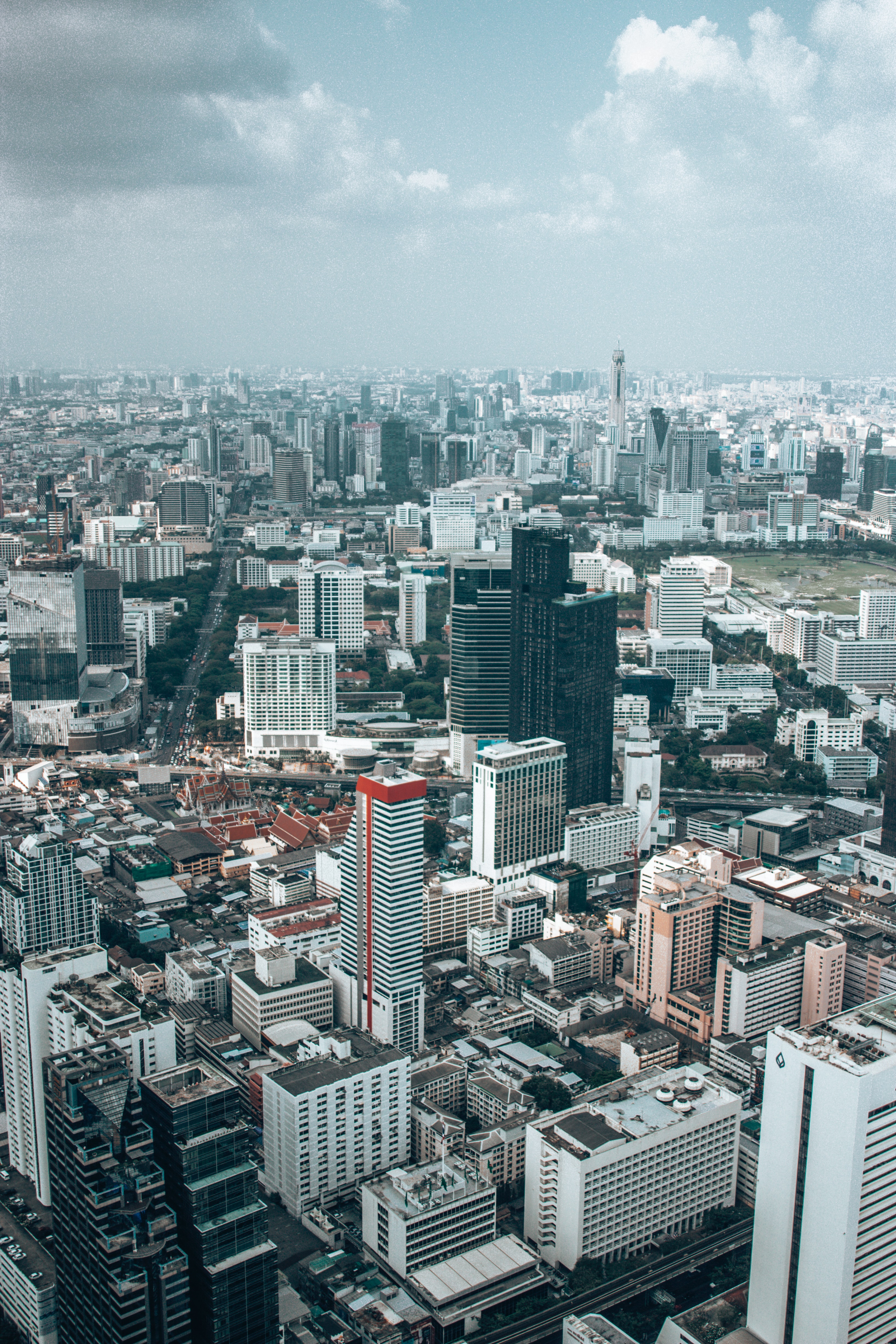 Handy-Wallpaper Städte, Stadt, Gebäude, Blick Von Oben, Bangkok, Thailand, Architektur kostenlos herunterladen.
