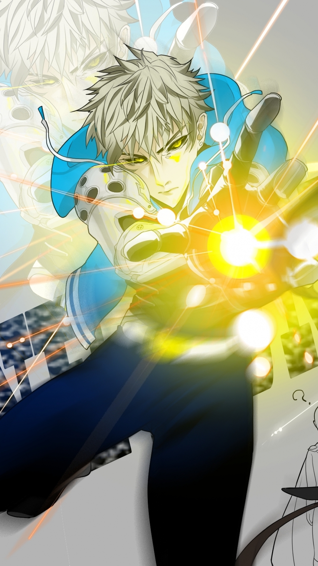 Download Saitama Aesthetic Anime iPhone Wallpaper