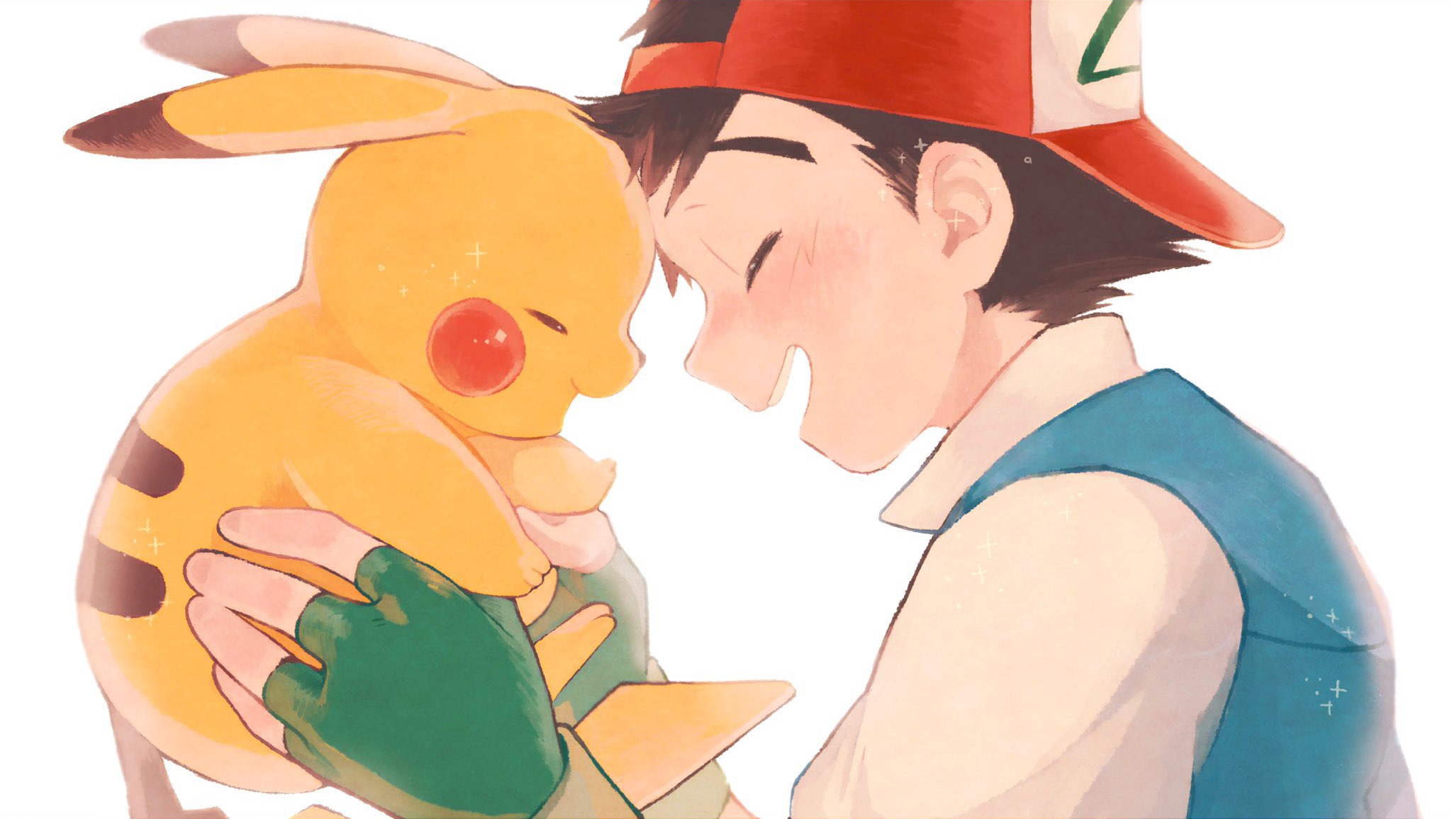 Pokemon Пикачу и Эш