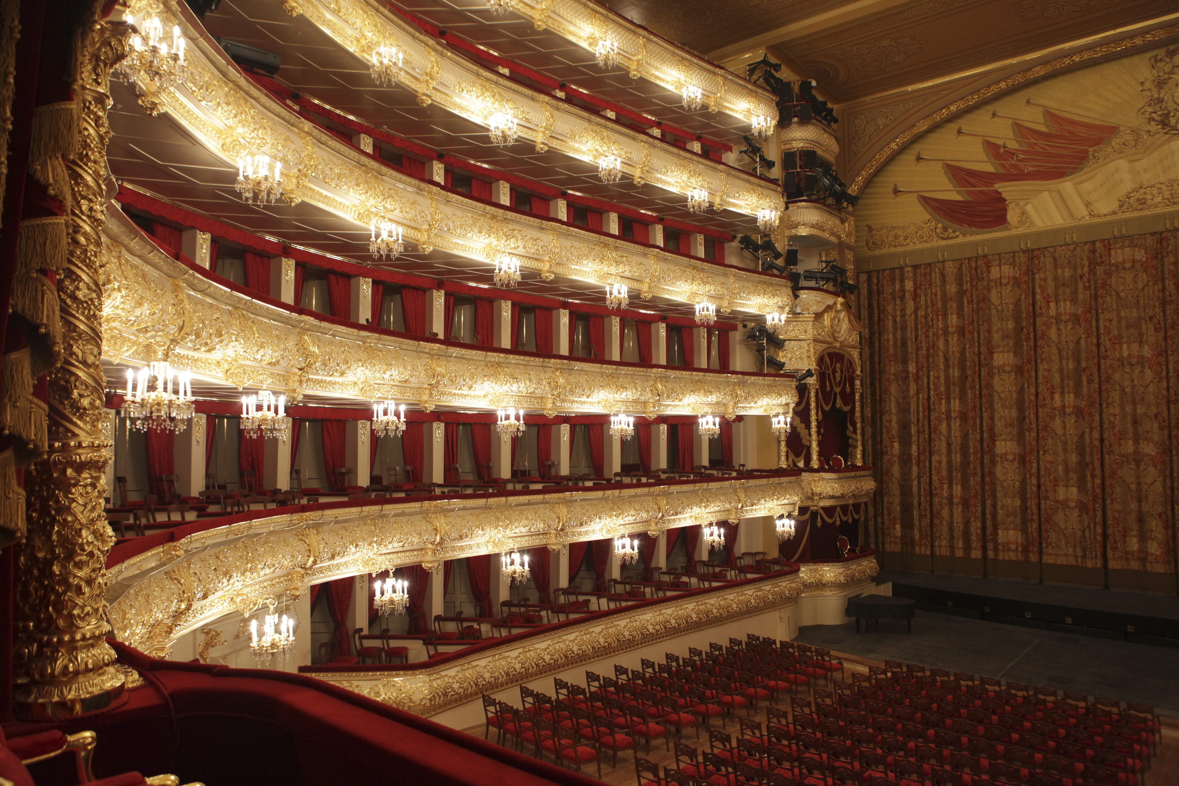 Московский большой театр внутри