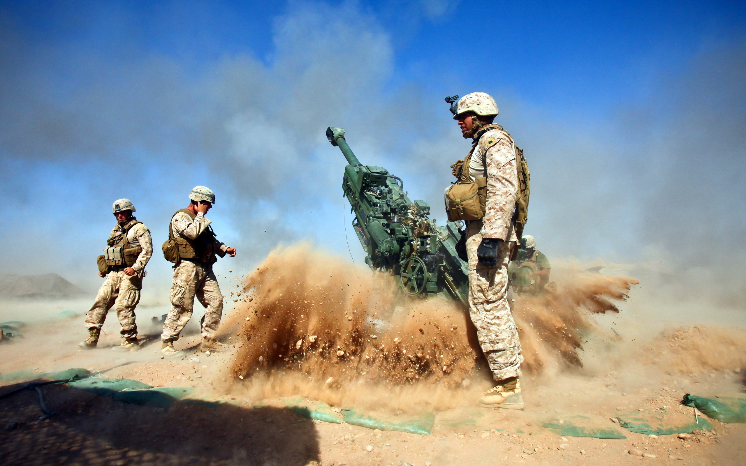 artillery, military, gun, soldier, war, weapon High Definition image