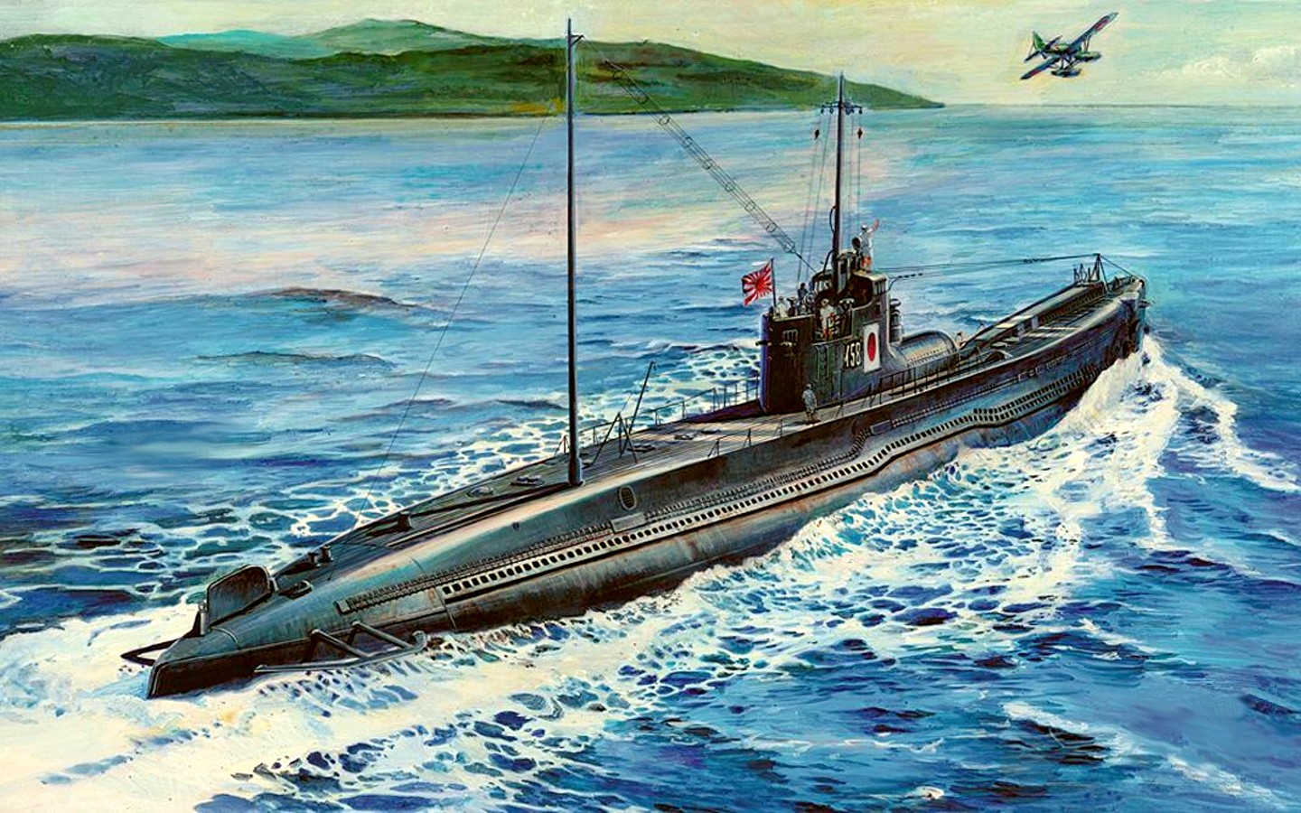 Japanese Submarine i-14 модель
