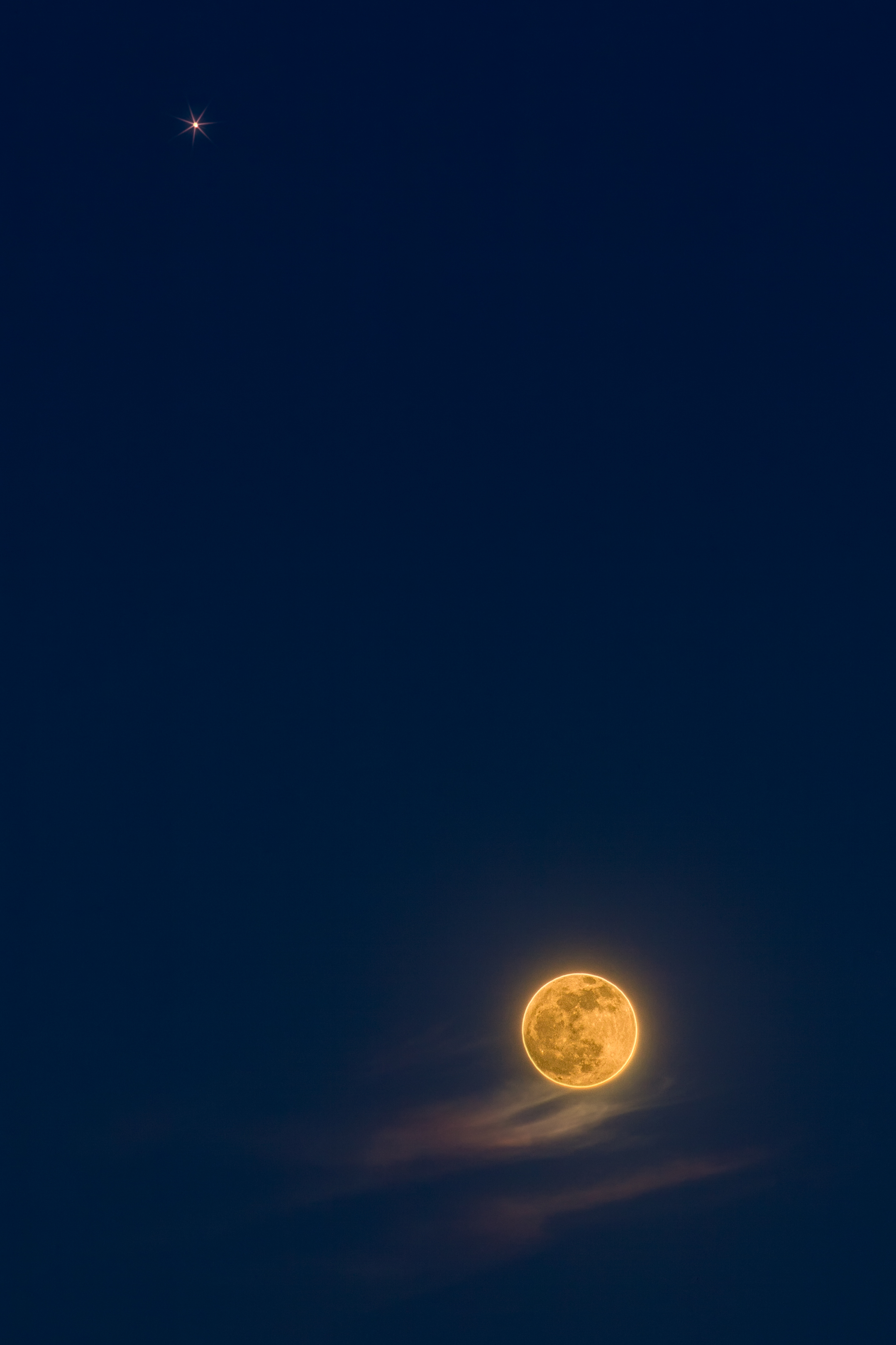 night, universe, moon, sky Free Stock Photo