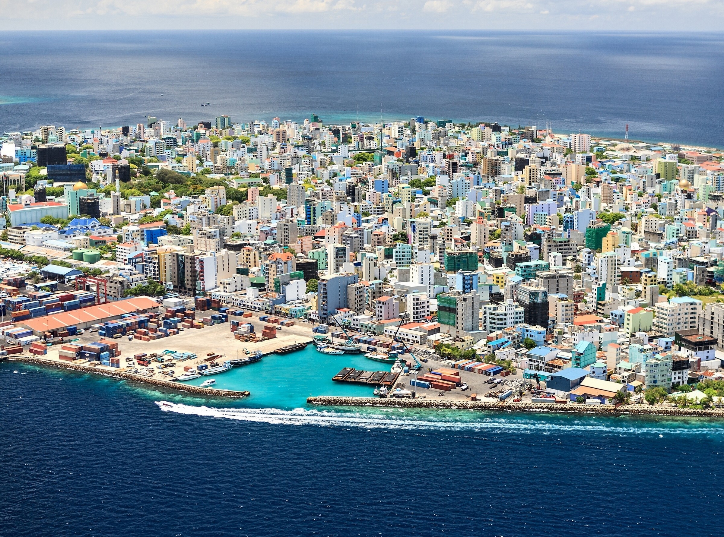 343235 免費下載壁紙 人造, 男性, 环礁, 马尔代夫, 海, 热带, 城市 屏保和圖片