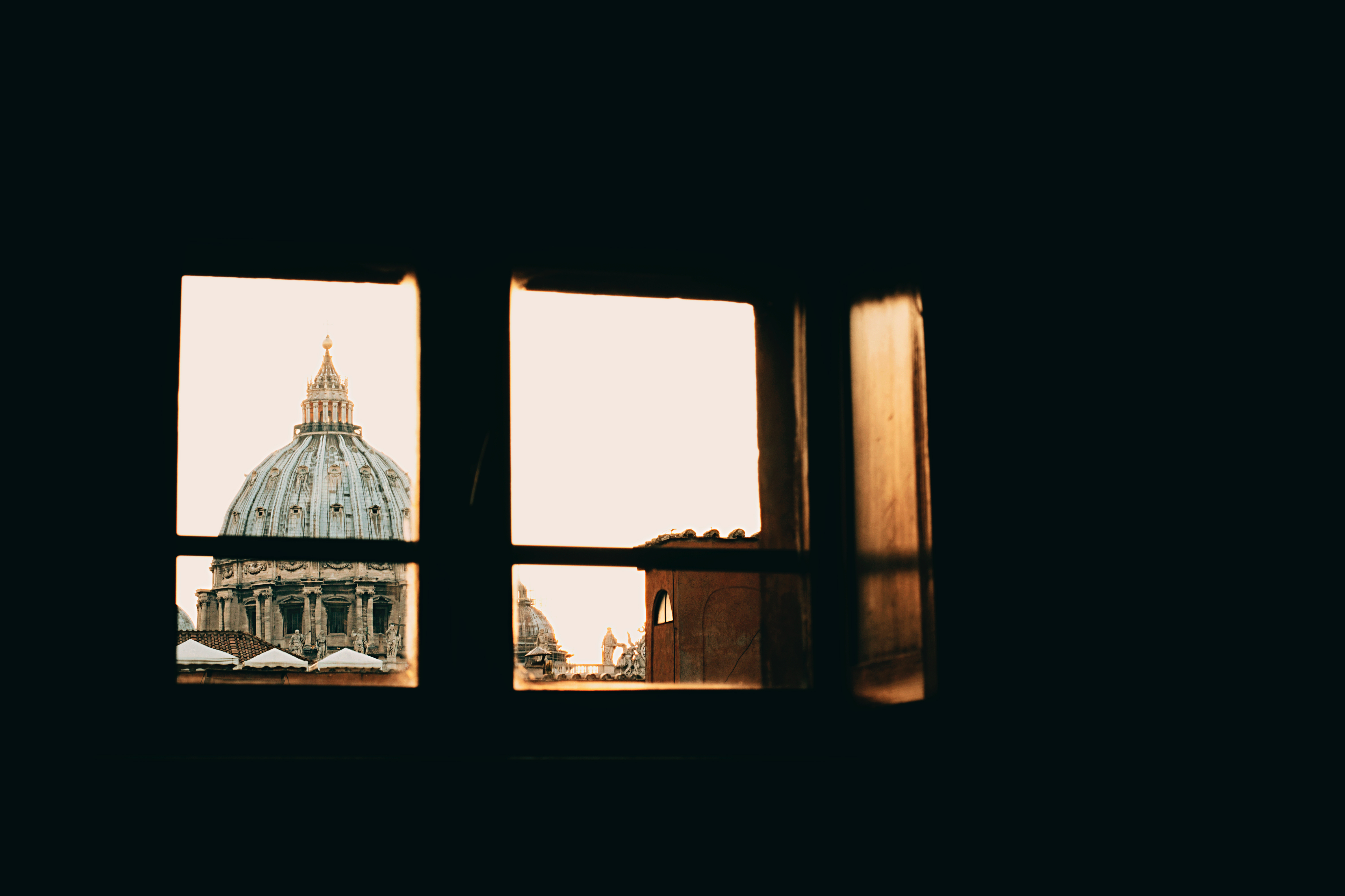 Download mobile wallpaper Roof, Vatican, Window, Cities, Architecture for free.