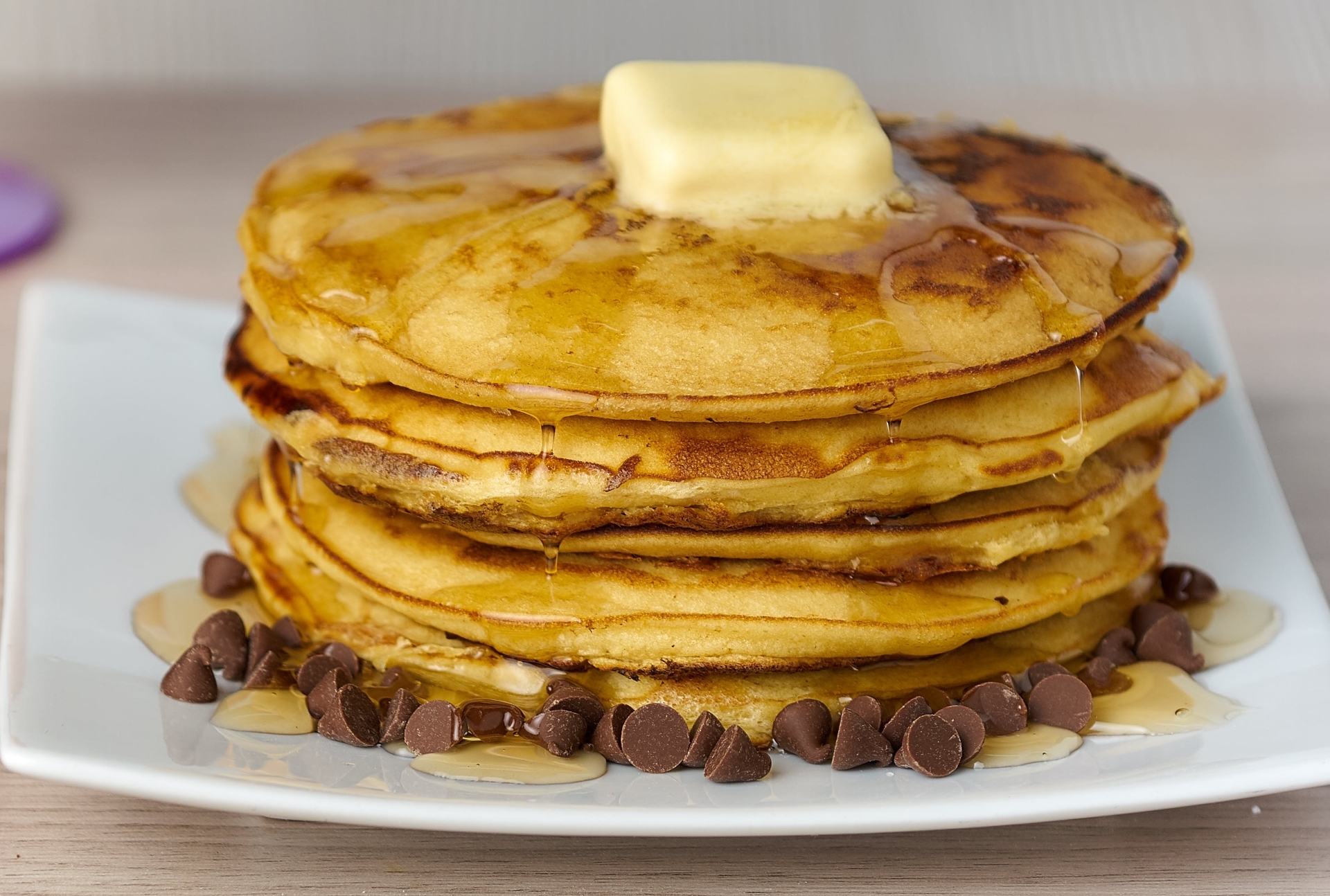 food, pancake, breakfast, butter, chocolate, syrup wallpapers for tablet