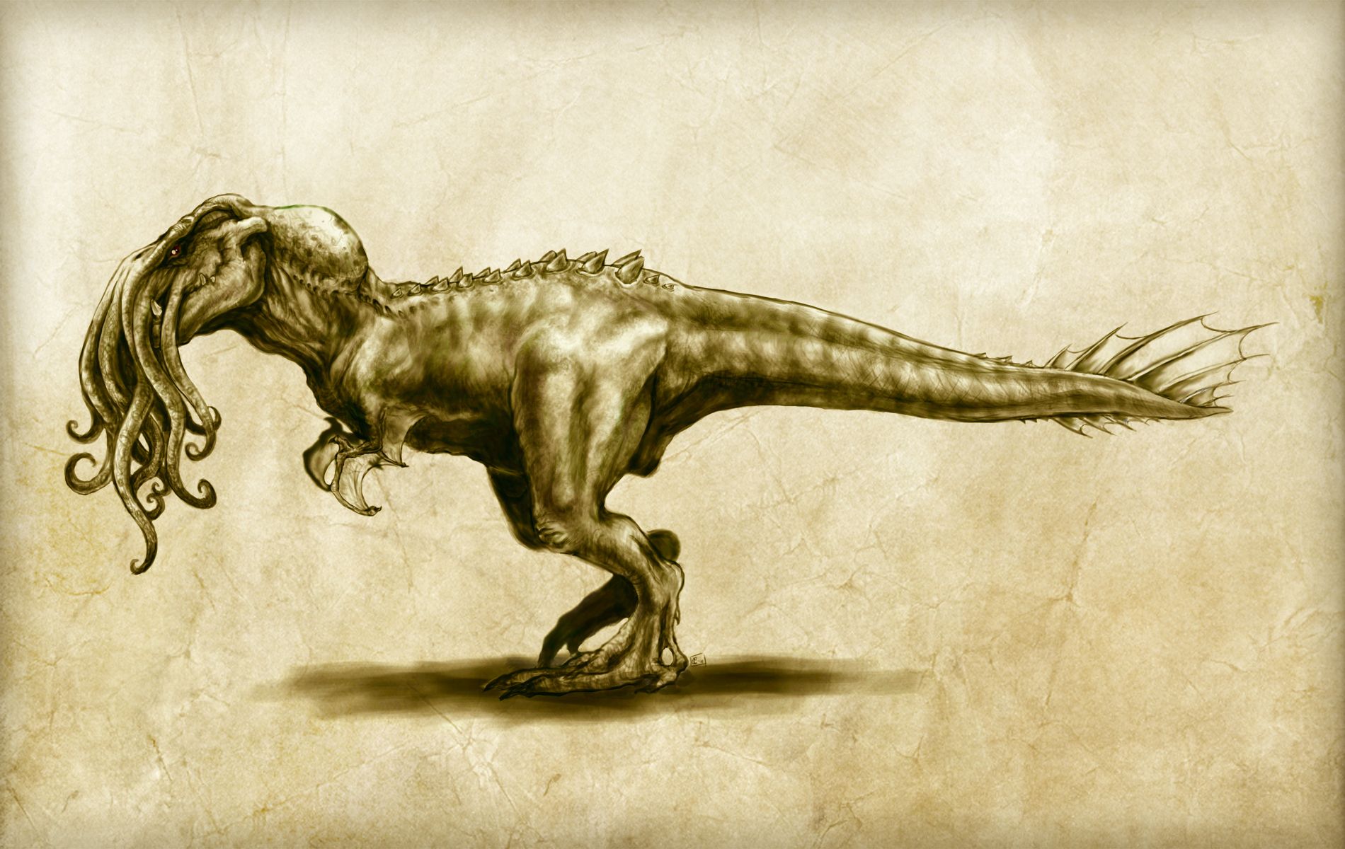 Динозавр чудовище