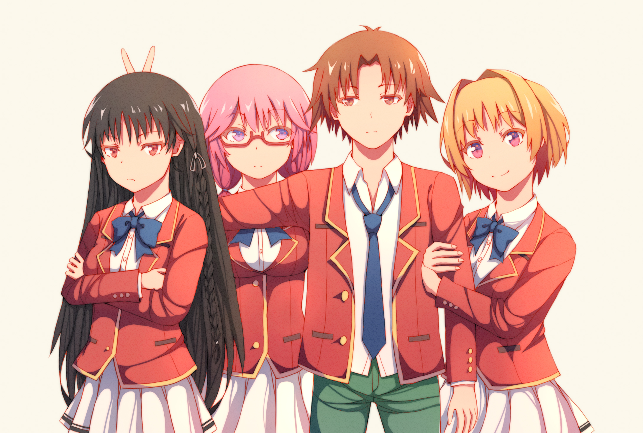 Anime Classroom Of The Elite Ayanokouji Kiyotaka Horikita Suzune
