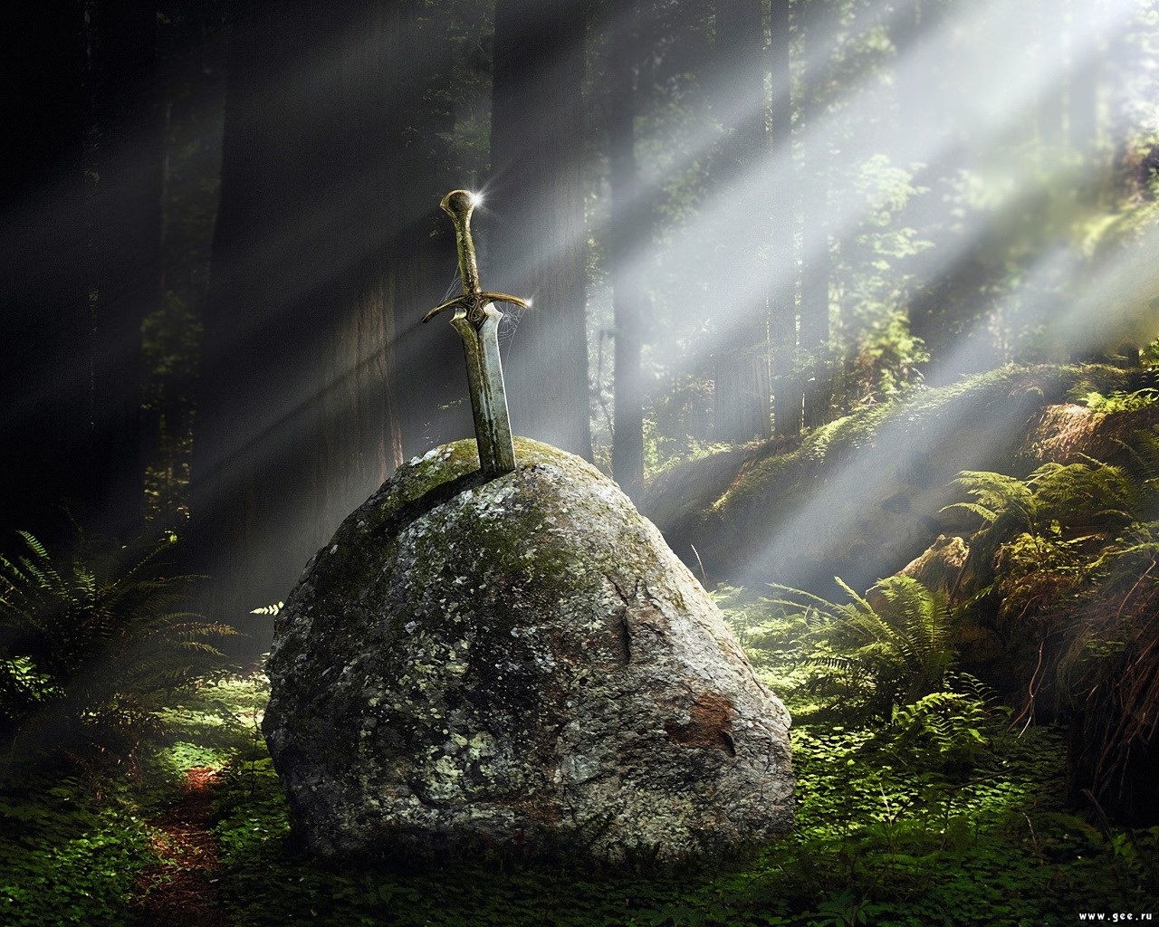 1997 Hintergrundbild herunterladen fantasie, stones, swords - Bildschirmschoner und Bilder kostenlos