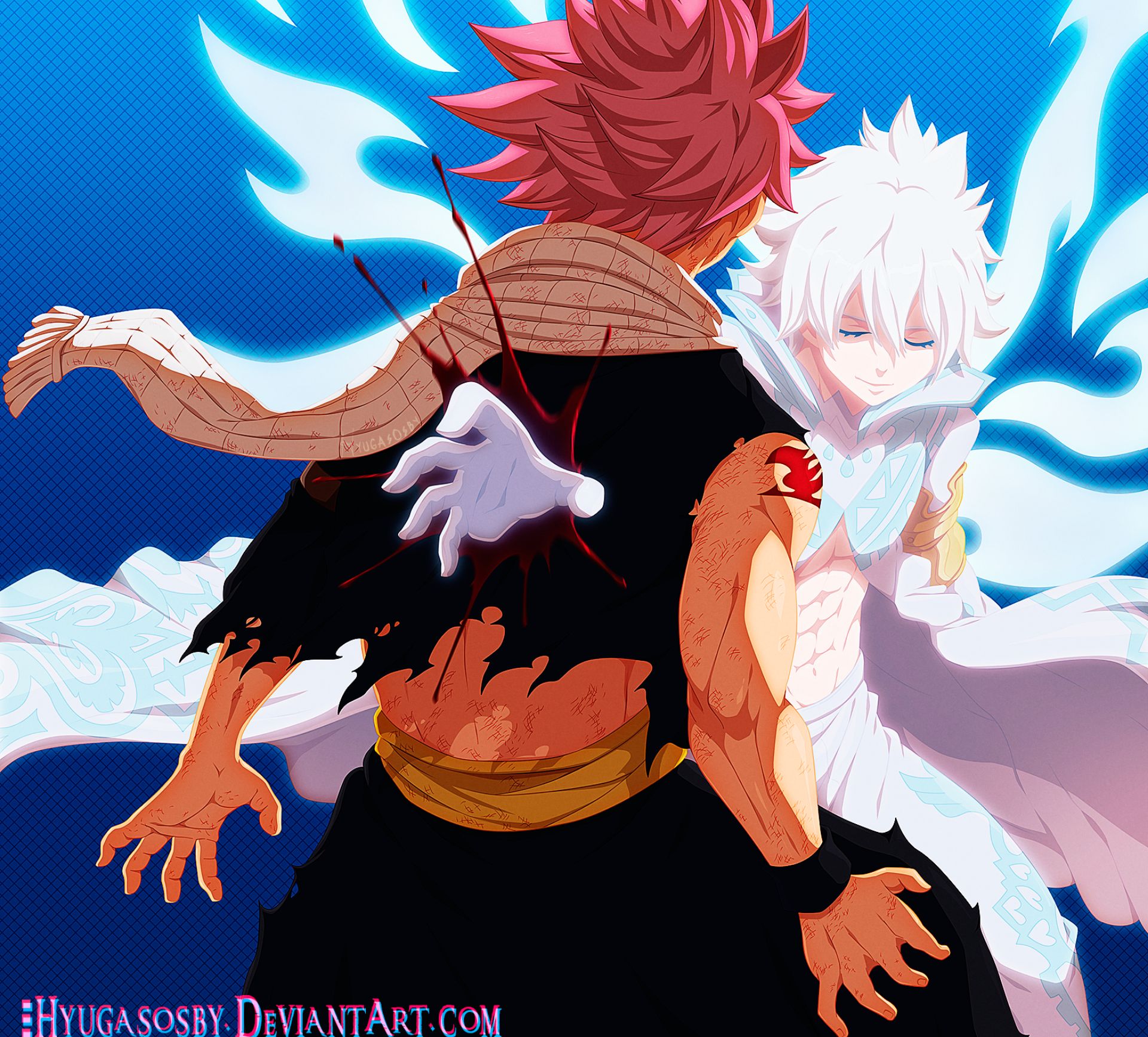 Download mobile wallpaper Anime, Fairy Tail, Natsu Dragneel, Zeref Dragneel for free.