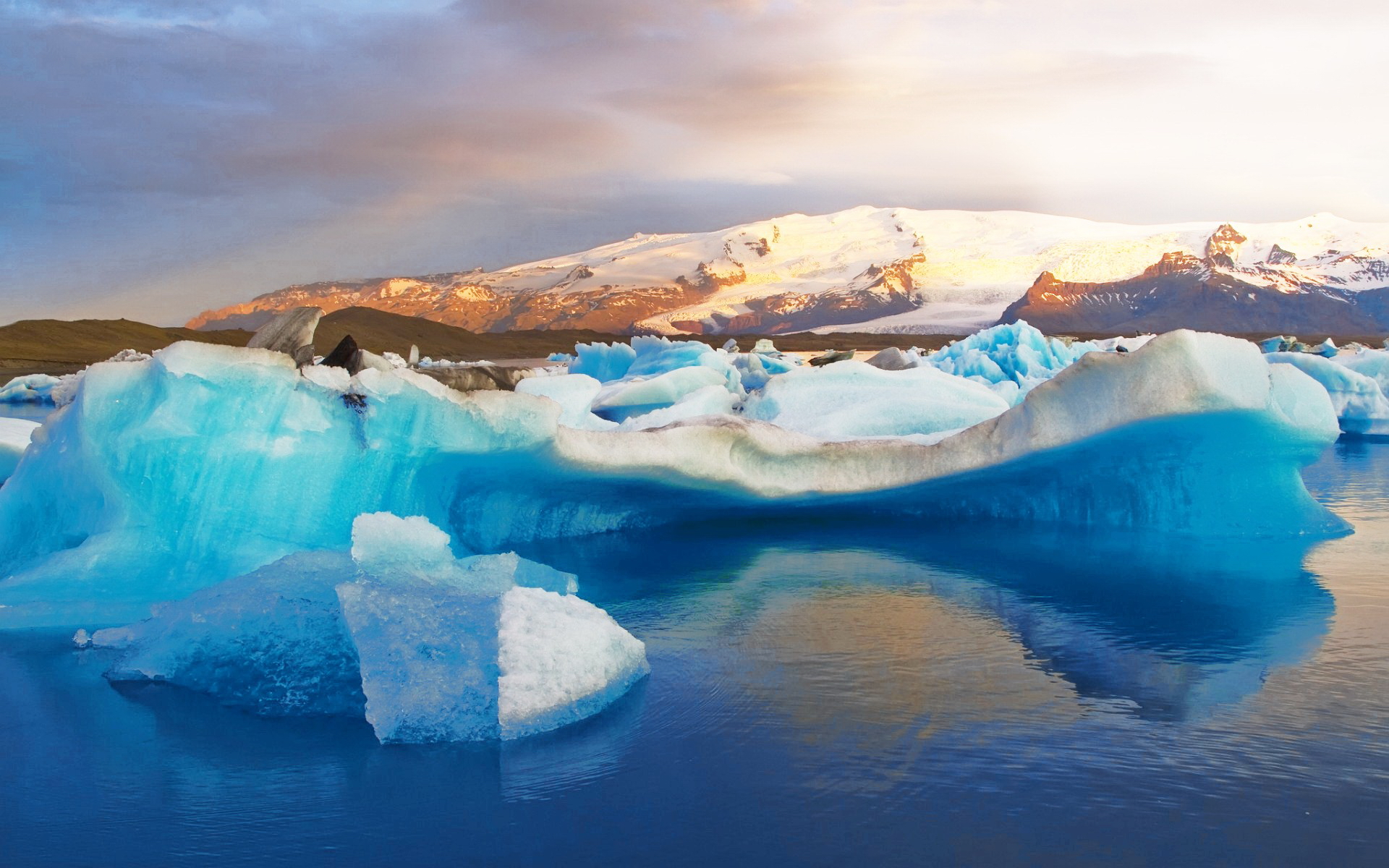 earth, glacier Smartphone Background