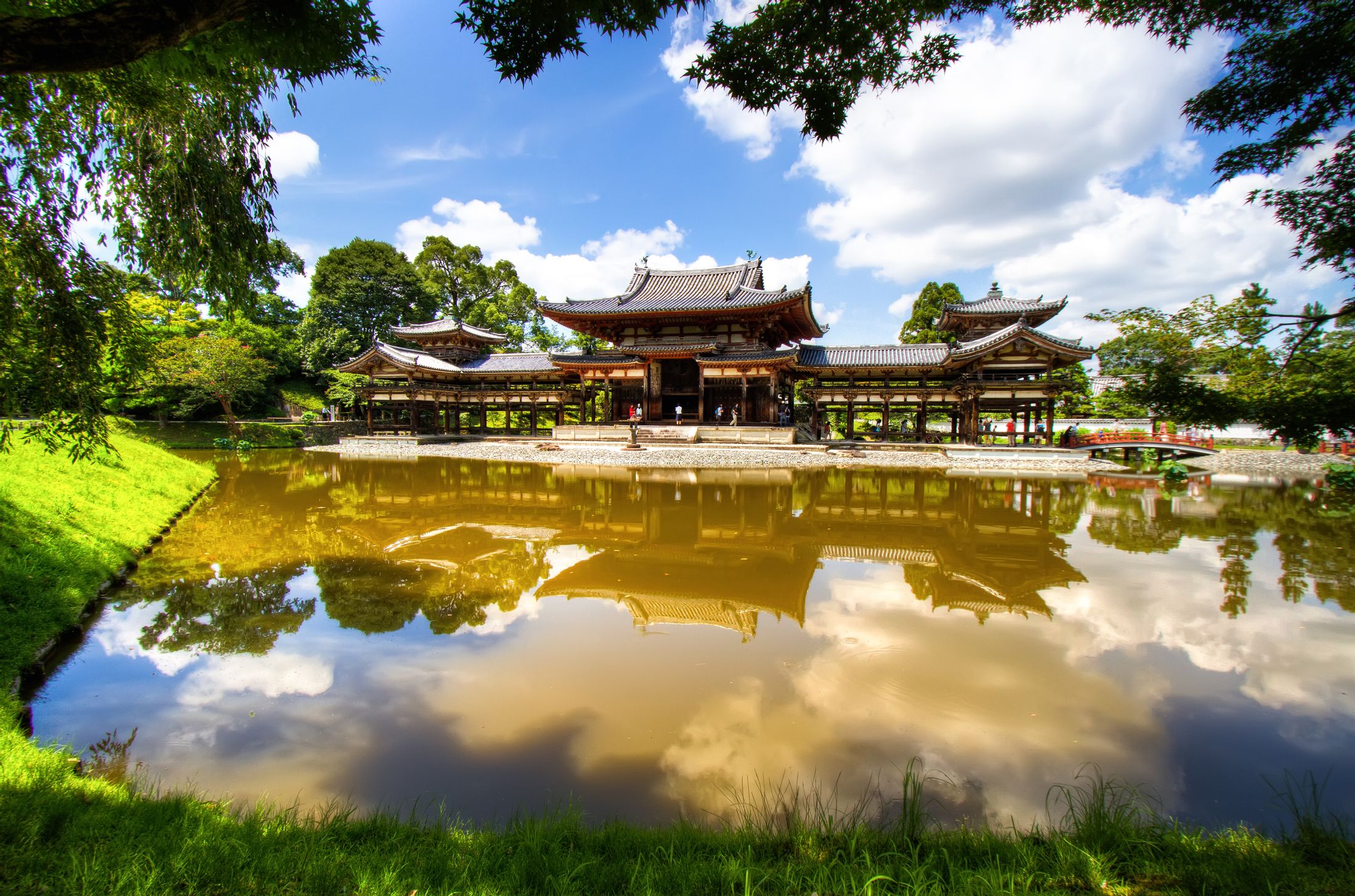 Бедо. Удзи. Храм чистой земли в городе Удзи. Канадзава Япония. Byodoin Temple.