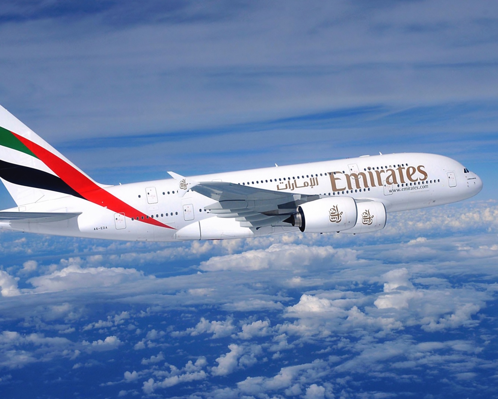 emirates, vehicles, airbus a380, airplane, aircraft, cloud