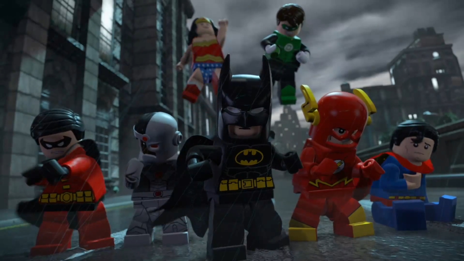 video game, lego batman 2: dc super heroes, barry allen, batman, cyborg (dc comics), flash, green lantern, hal jordan, robin (dc comics), superman, tim drake, wonder woman, lego images
