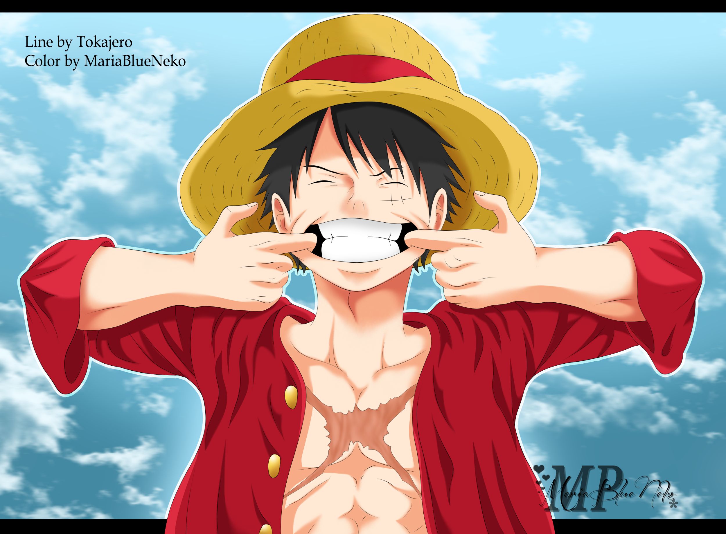 One Piece Anime Monkey D Luffy on Rage 4K wallpaper download