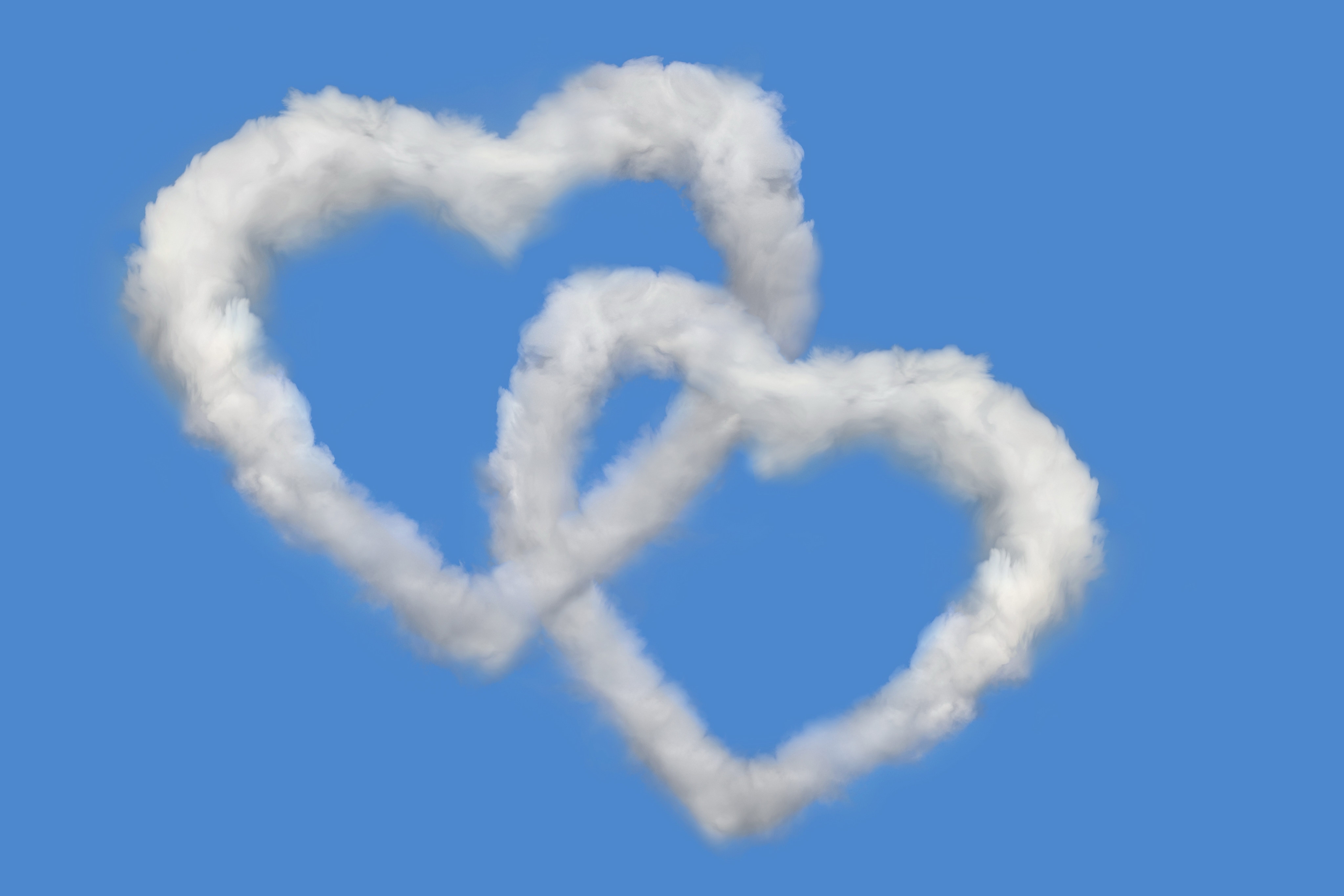 Descarga gratuita de fondo de pantalla para móvil de Cielo, Nubes, Amor, Corazones.