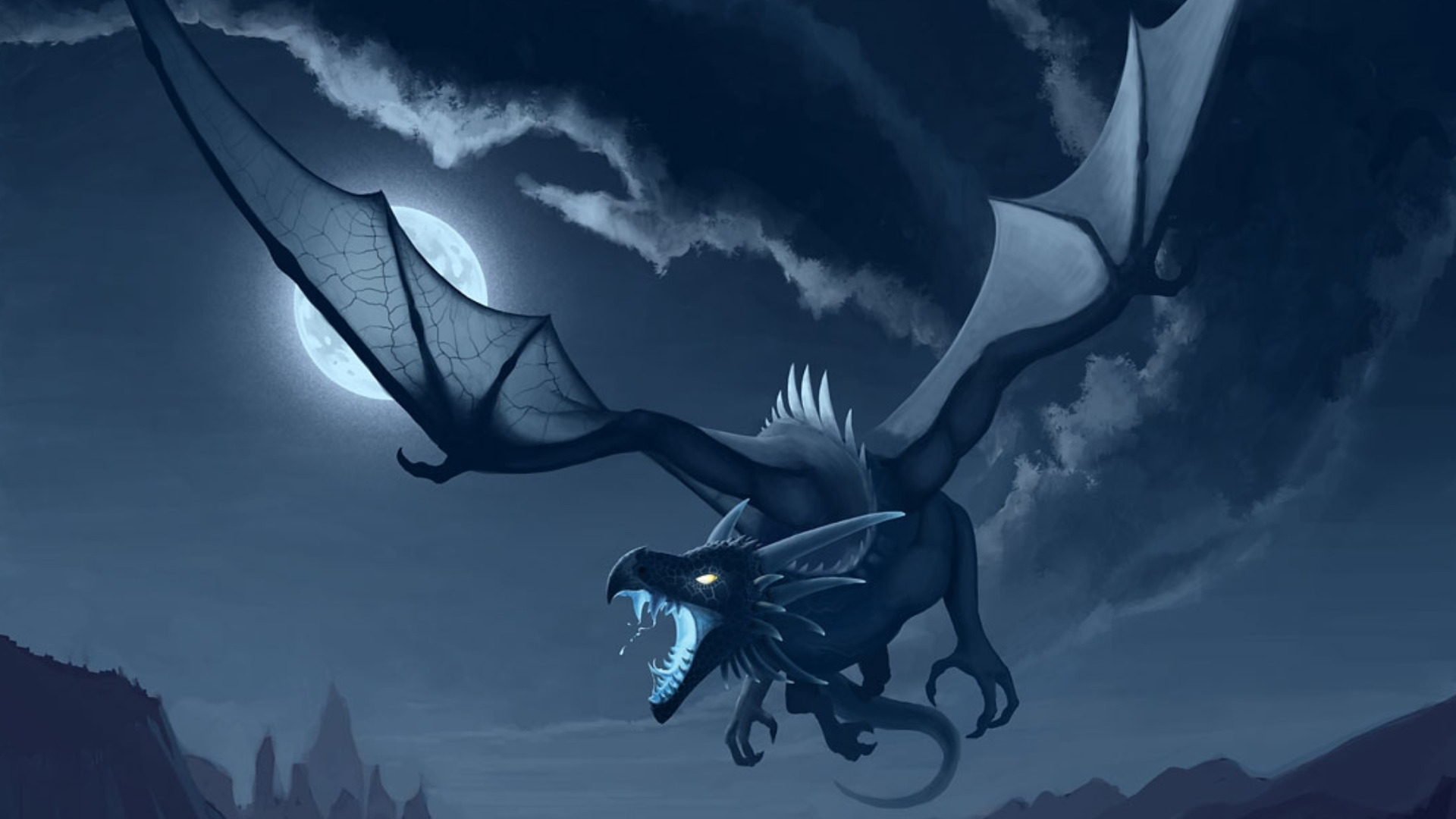 Лунная фурия дракон