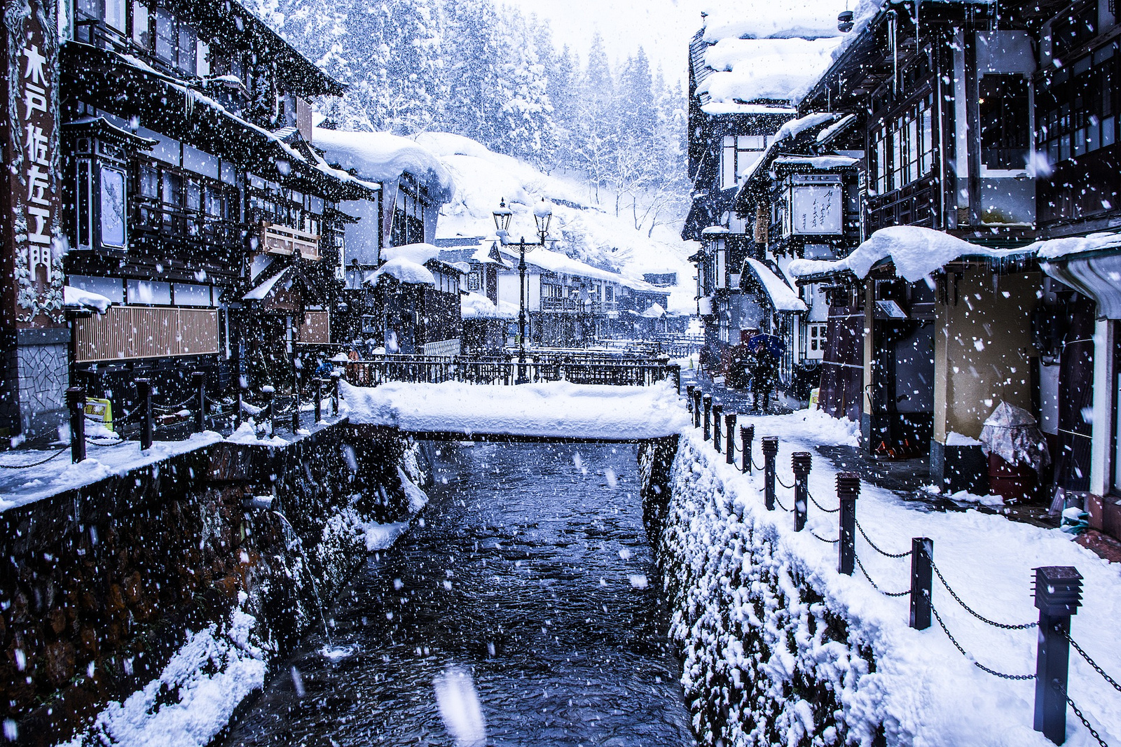 Зима в Японии Токио