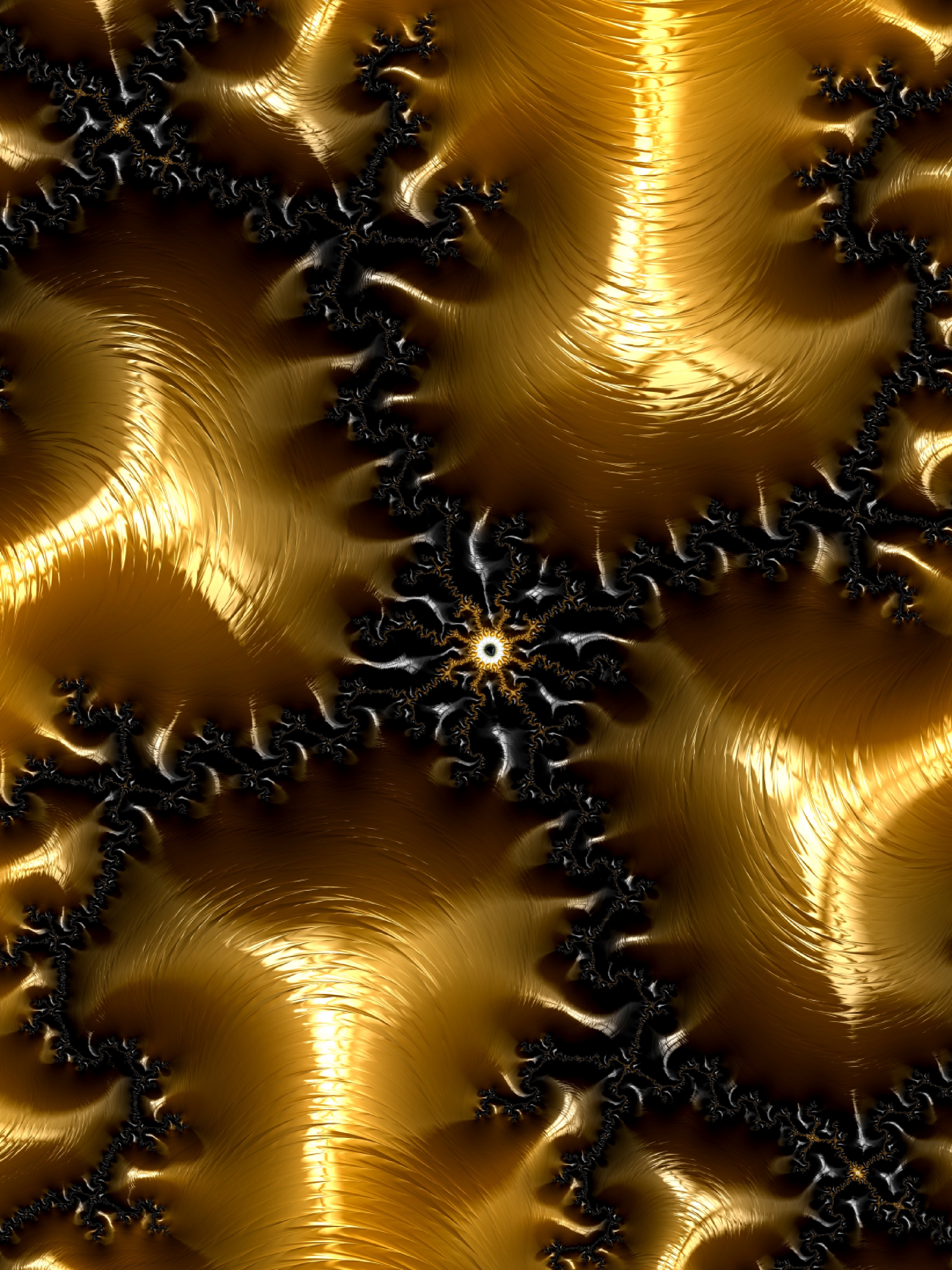 wallpapers 3d, gold, shine, brilliance, surface, relief, fractal, raised