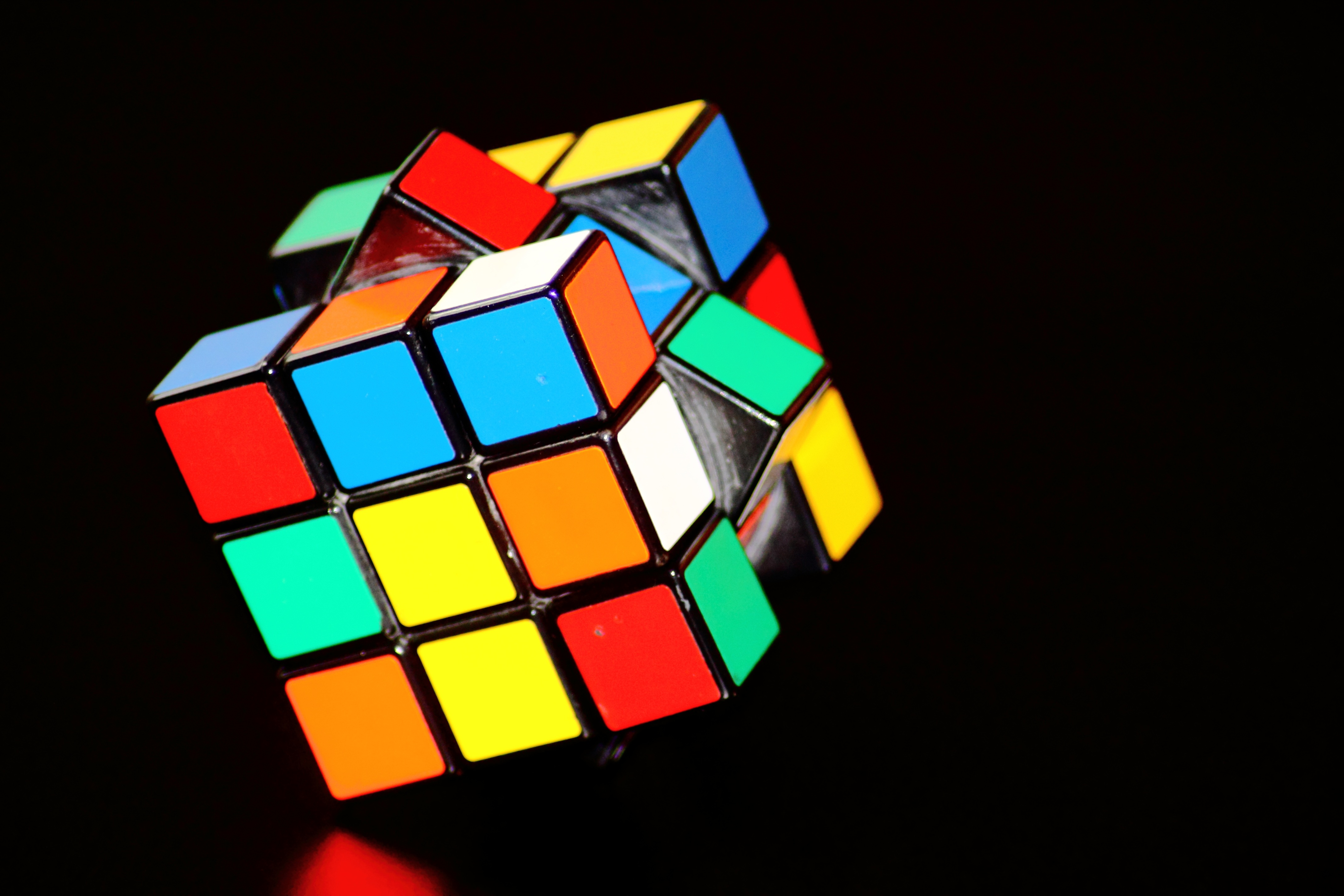 rubik's cube, cube, colorful, game, colors