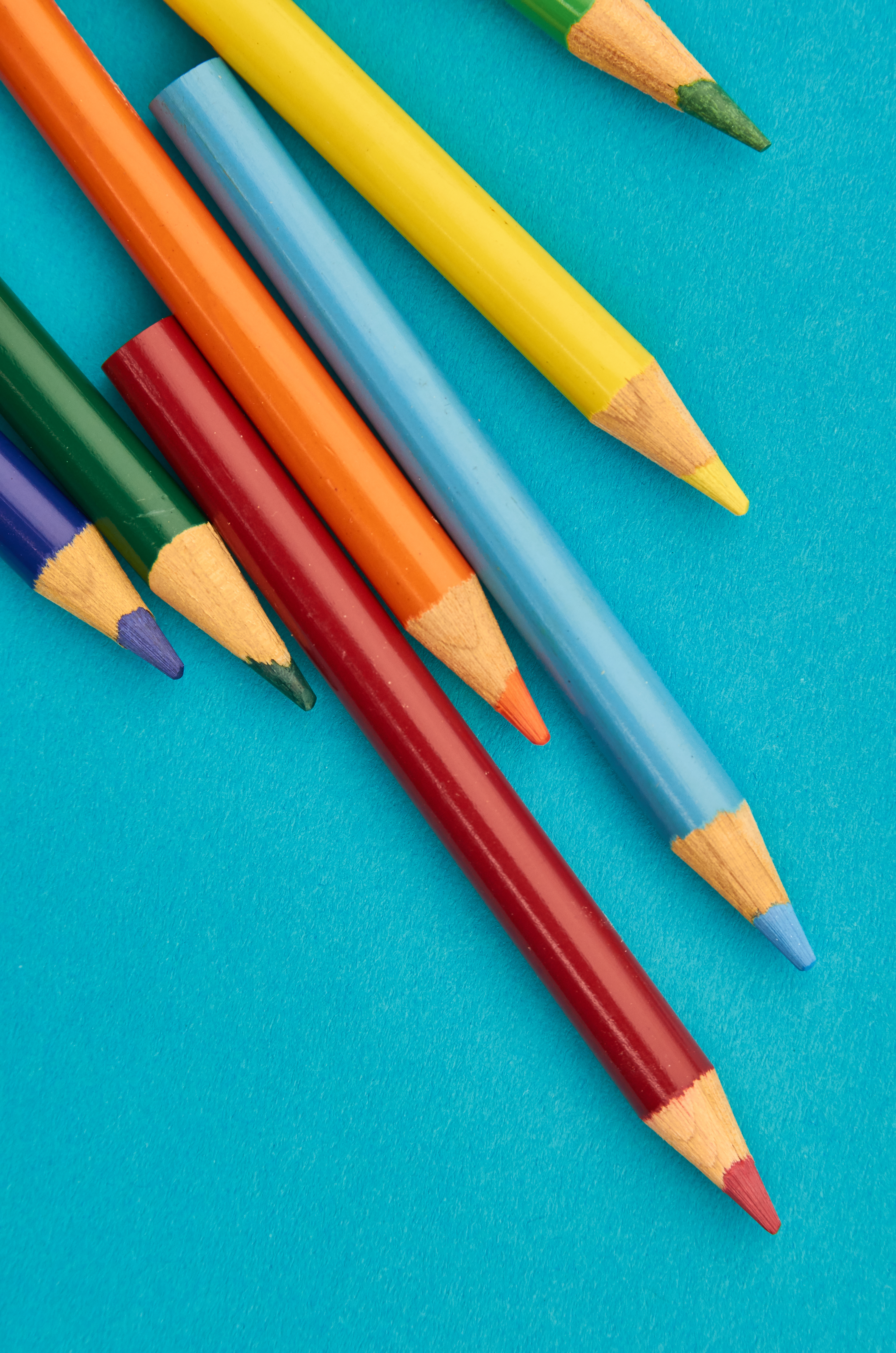 motley, pencils, macro, miscellanea, miscellaneous, wood, wooden, multicolored
