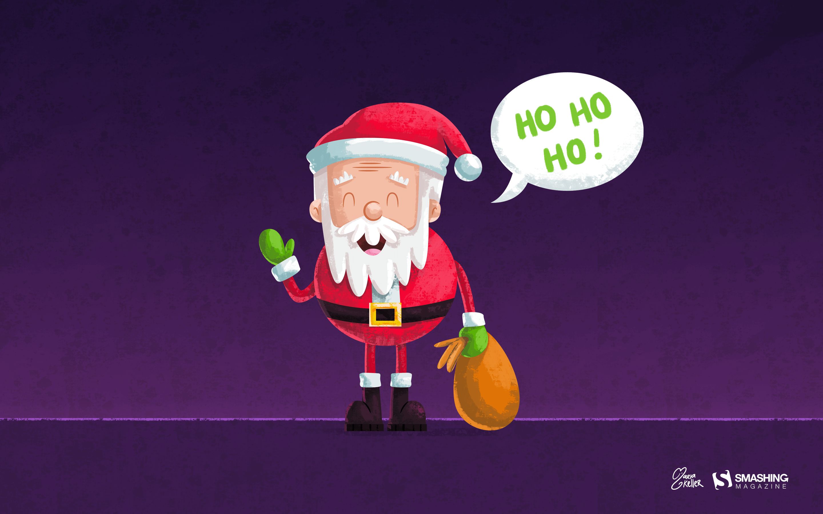 Free download wallpaper Christmas, Holiday, Purple, Santa on your PC desktop