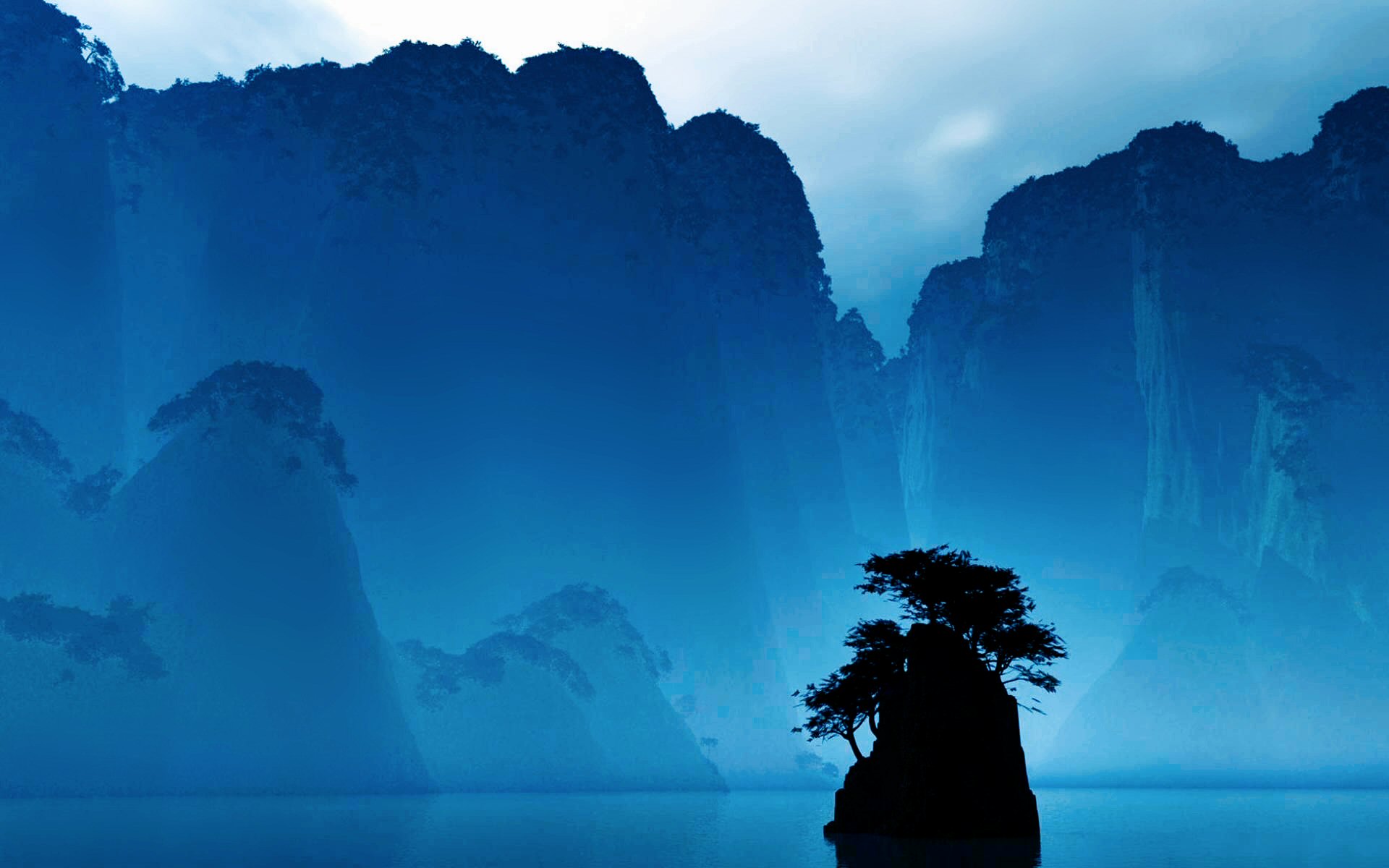 earth, lagoon, blue, nature, scenic wallpaper for mobile