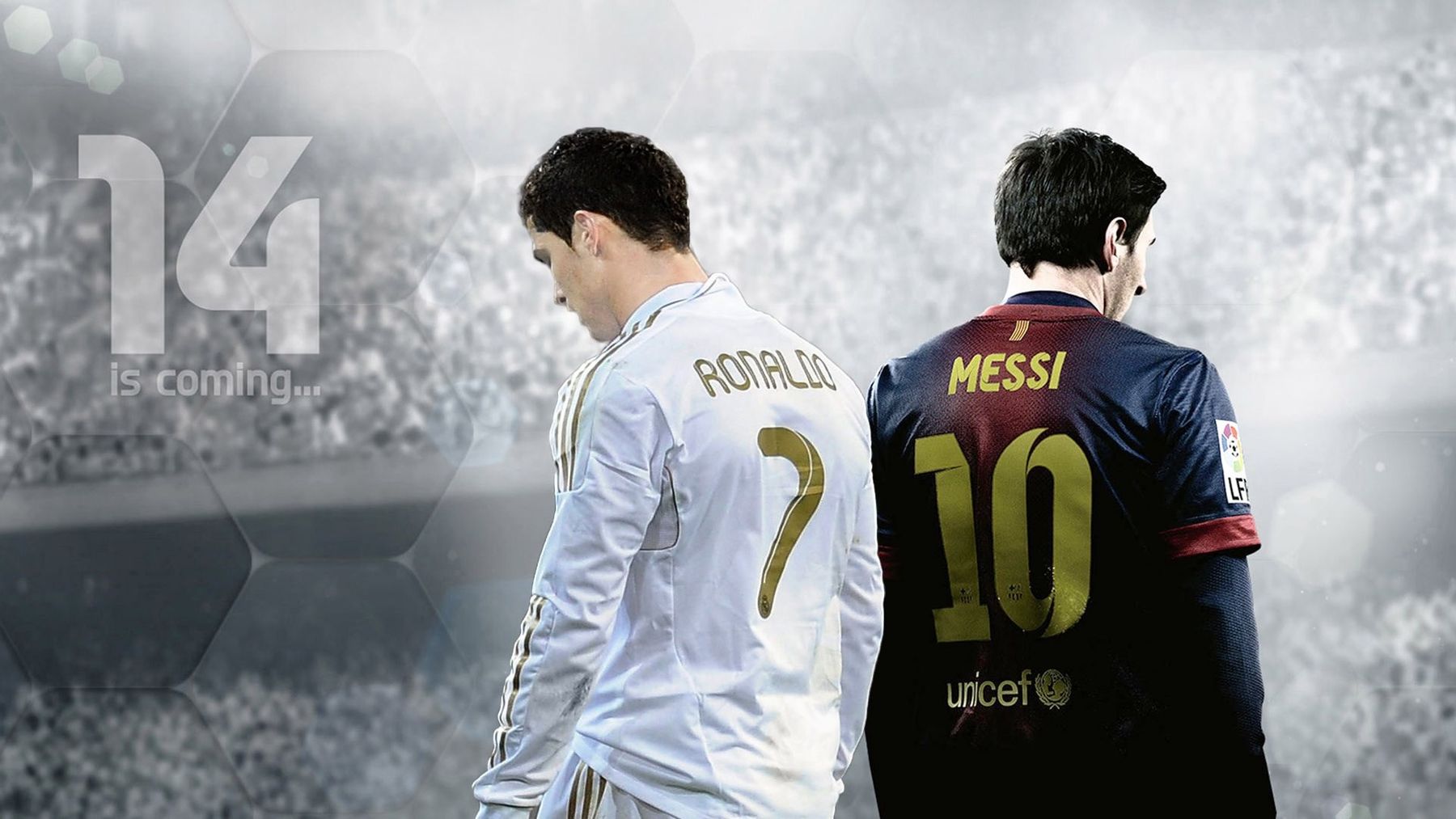 Фифа 14 на телефон. Месси ФИФА. Криштиану Роналду и Месси вместе. Обои Месси и Роналду. Messi vs Ronaldo.