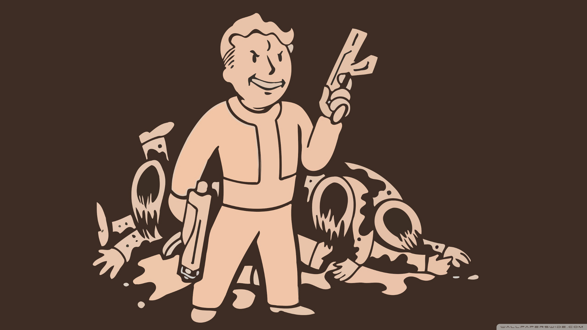 video game, fallout 2, vault boy, fallout Full HD