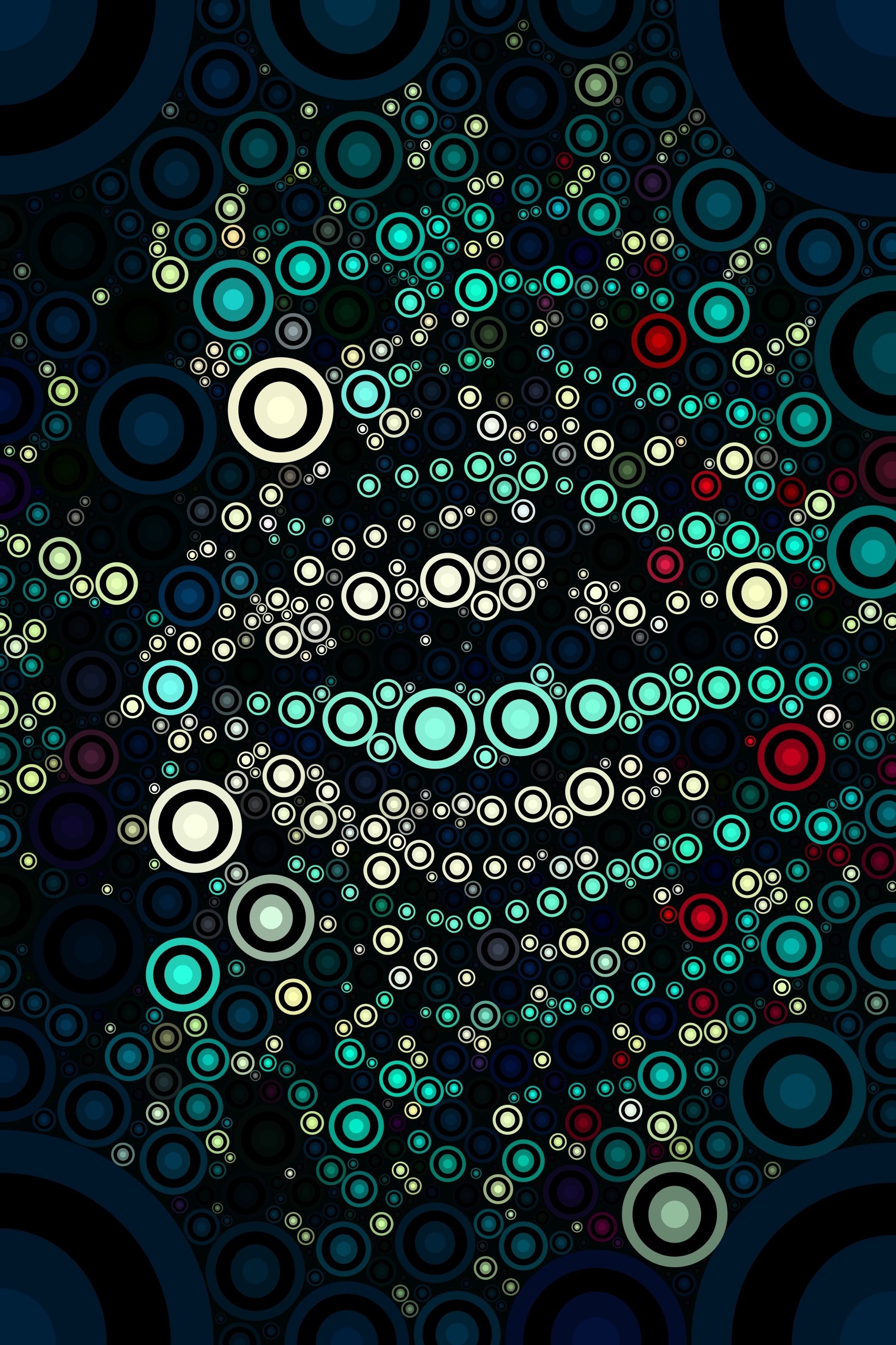 Full HD Wallpaper textures, circles, multicolored, motley, pattern, texture, form, forms