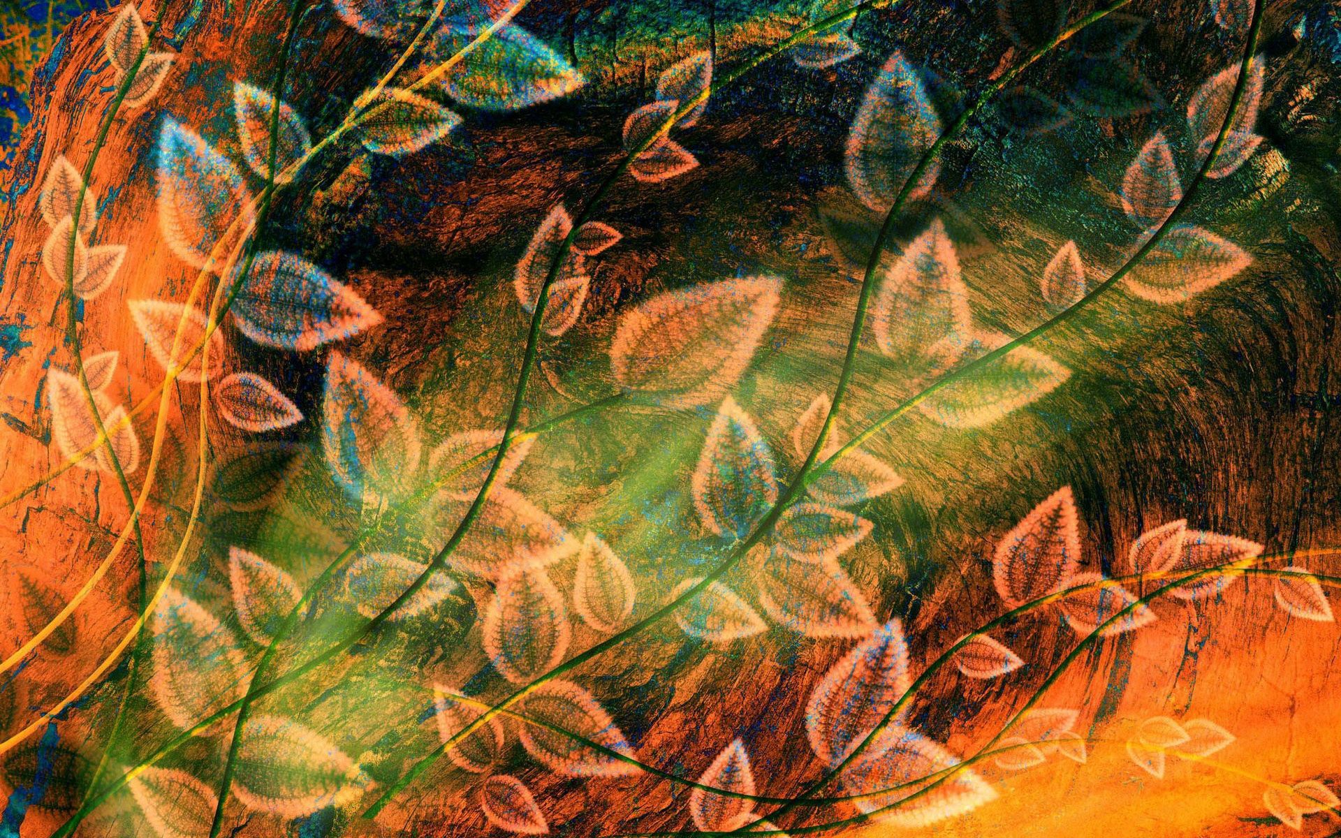 Laden Sie das Blätter, Gefallen, Abstrakt, Herbst-Bild kostenlos auf Ihren PC-Desktop herunter